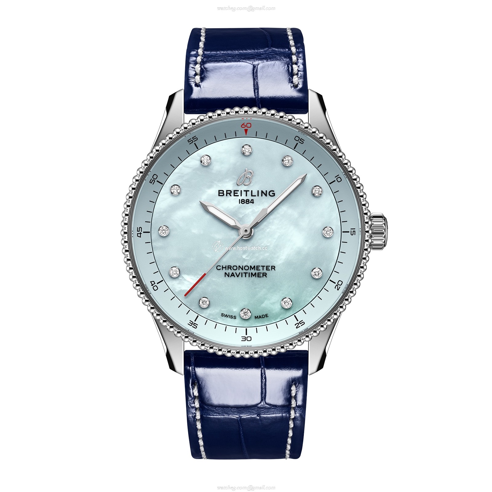 Breitling Navitimer 32mm Quartz Blue Dial - Stainless Steel Watch