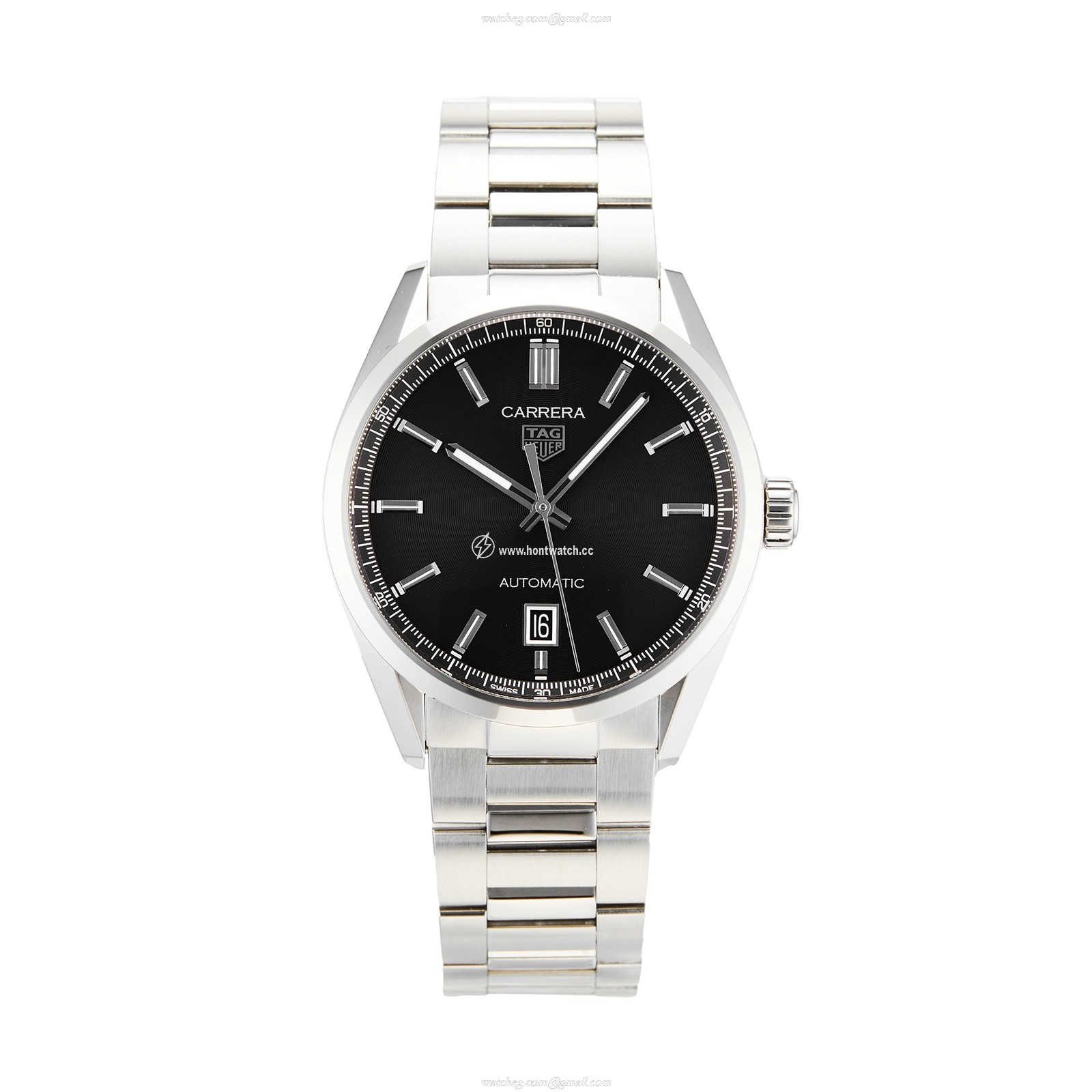TAG Heuer Carrera WBN2110.BA0639 | 39mm Automatic Black Dial | Stainless Steel