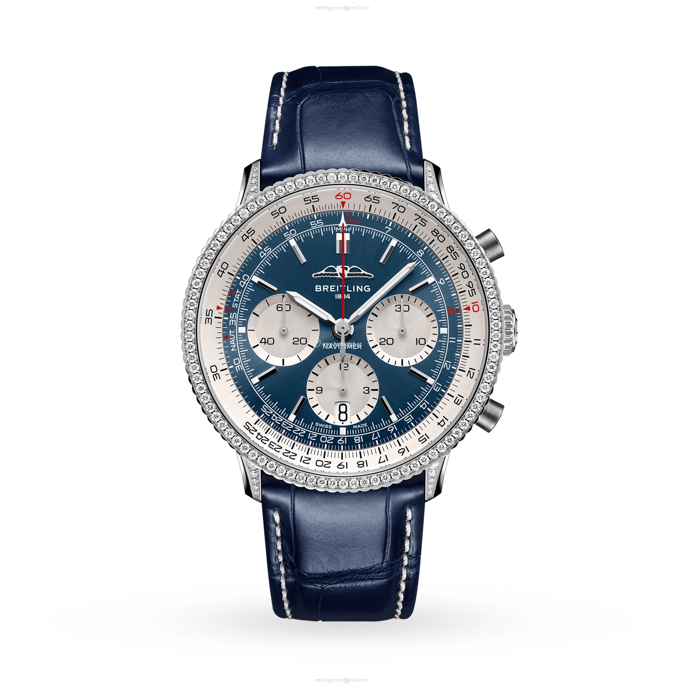Breitling Navitimer 41mm Automatic Blue Dial Stainless Steel Watch