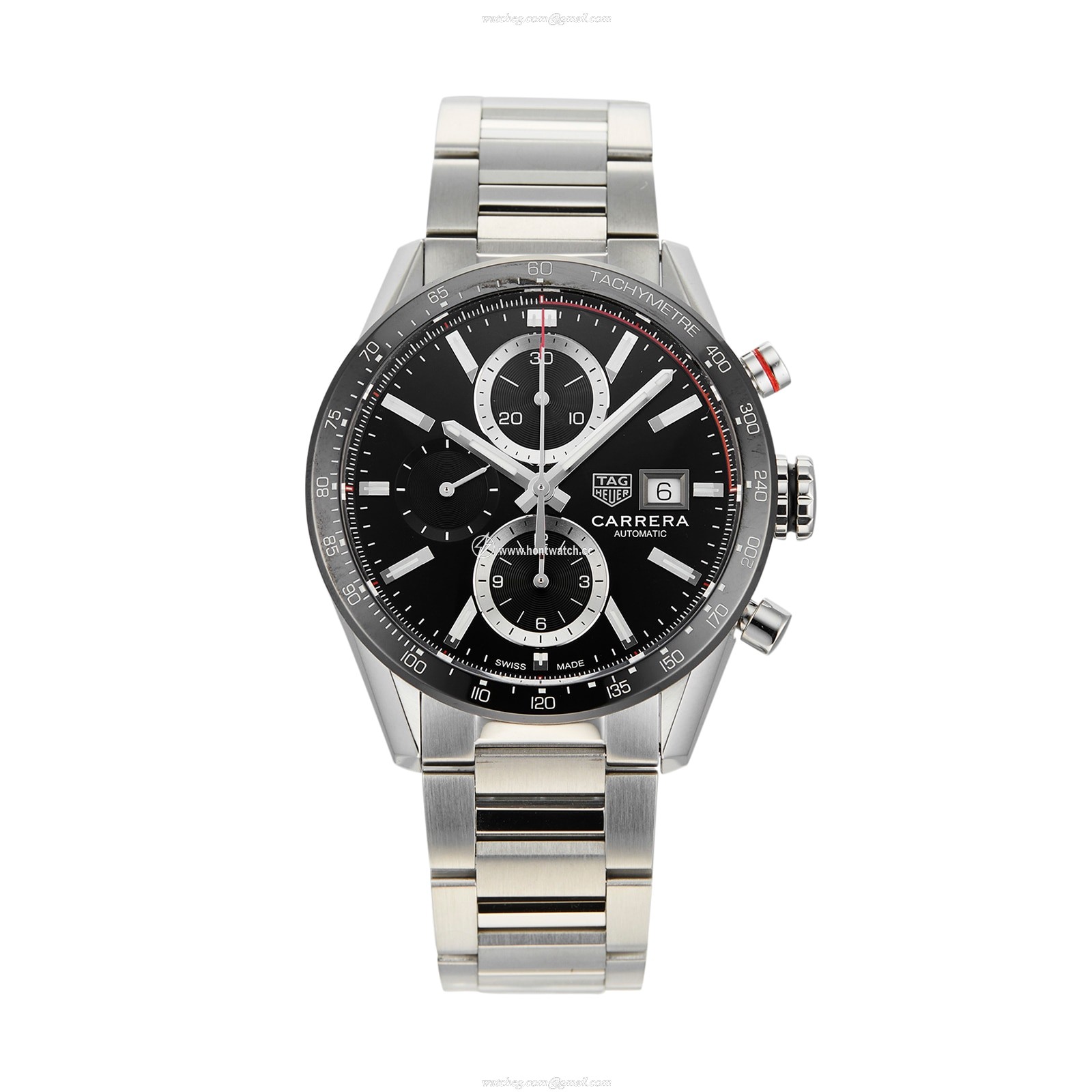 TAG Heuer Carrera CBM2110.BA0651 | 41mm Automatic Black Dial | Stainless Steel