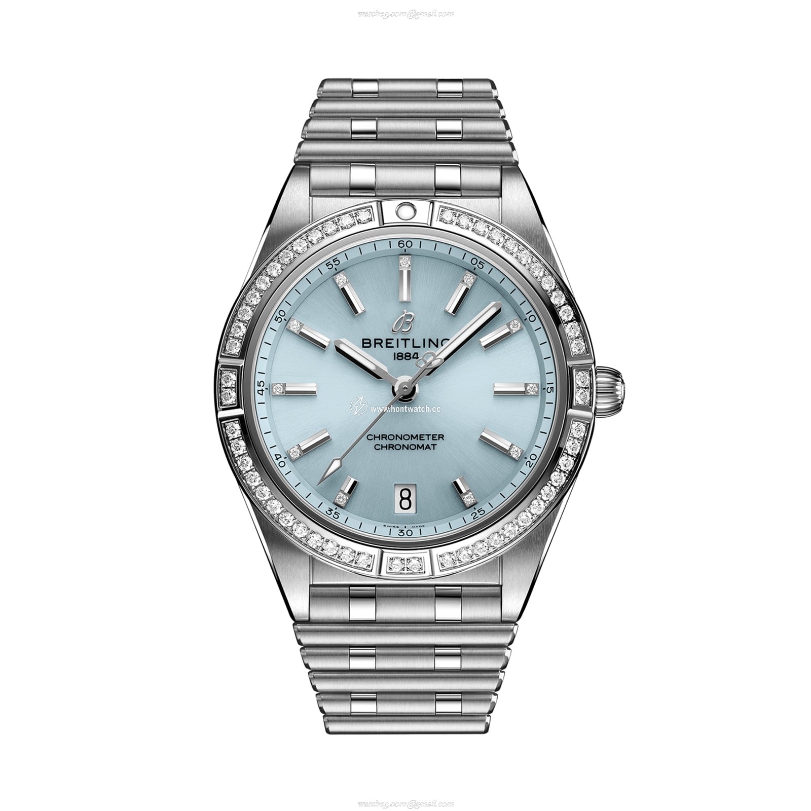 Breitling Chronomat 36mm Automatic Blue Dial - Stainless Steel & 18ct White Gold