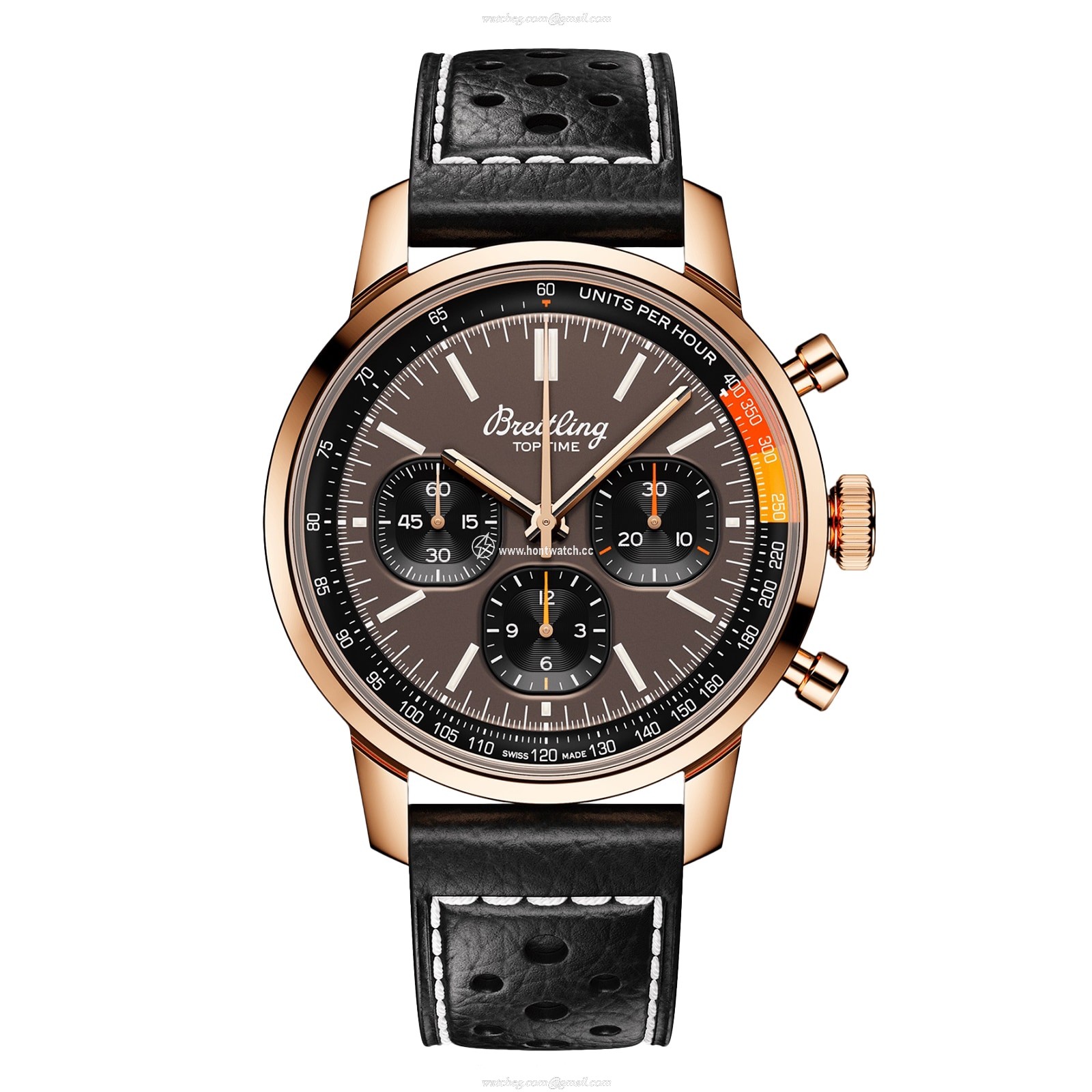 Breitling Top Time RB01761A1Q1X1 | 41mm Rose Gold Automatic Brown Dial