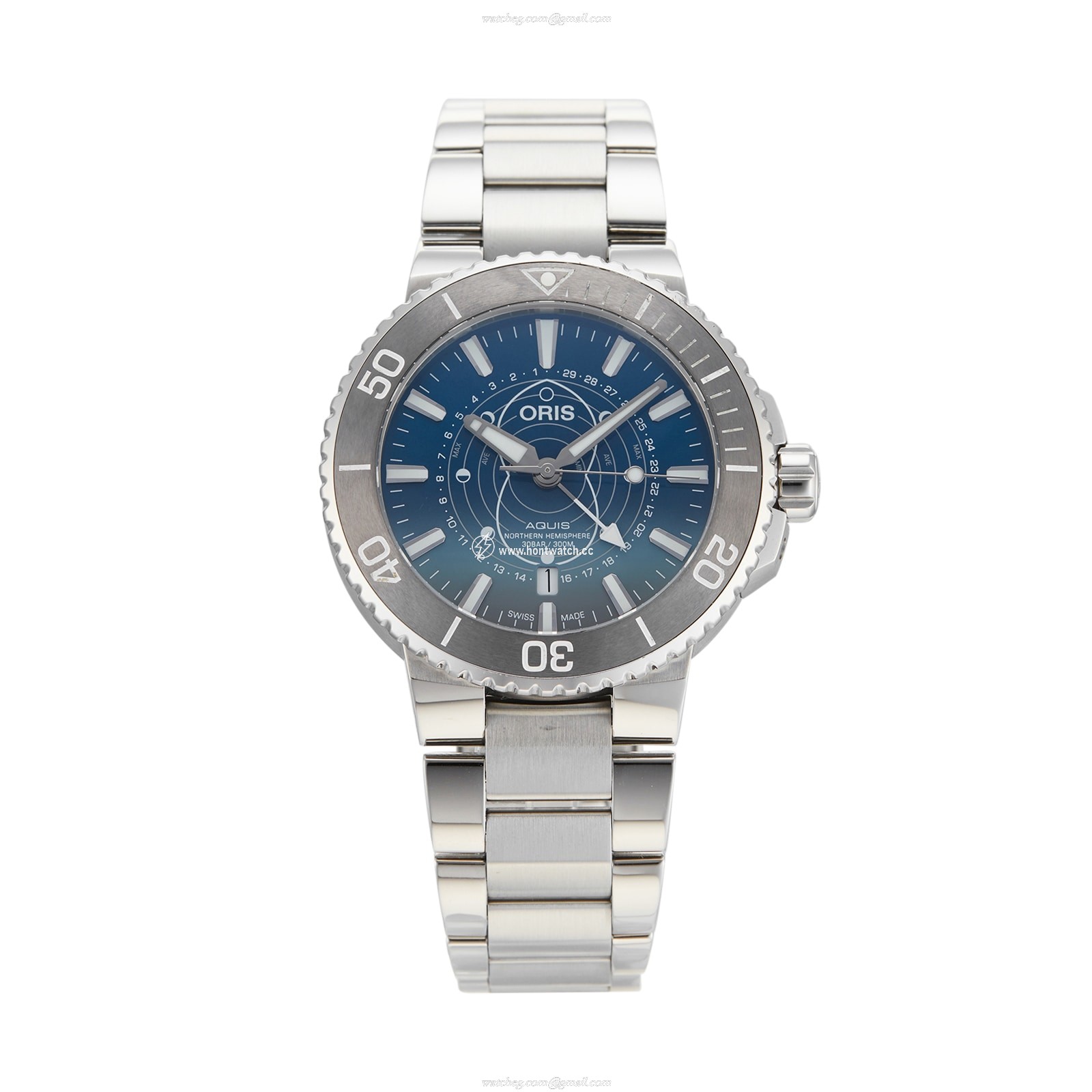 Oris 01 761 7765 4185 Automatic Blue Dial - 43.5mm Stainless Steel