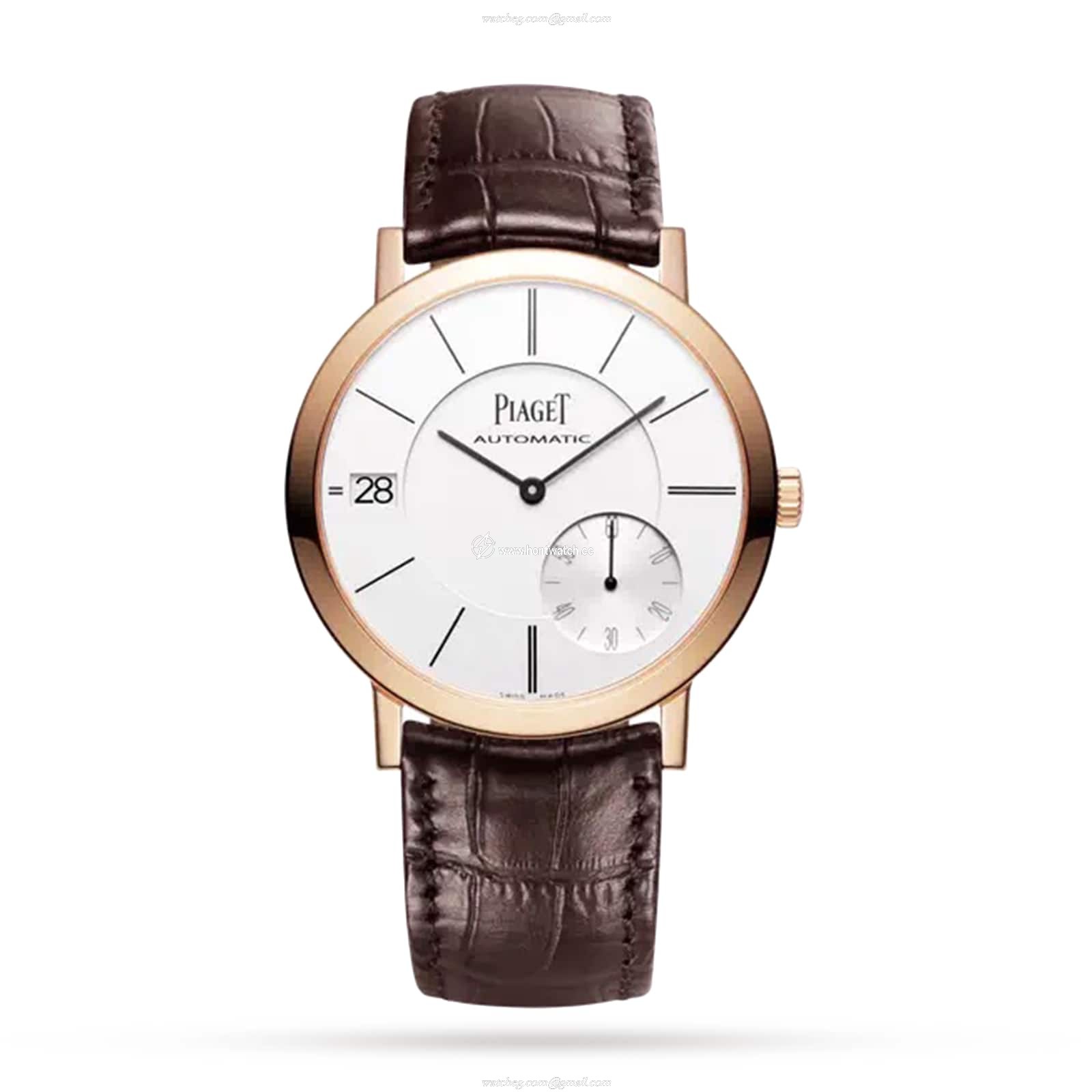 Piaget Altiplano G0A38131 - 40mm Rose Gold Automatic Watch - Silver Dial