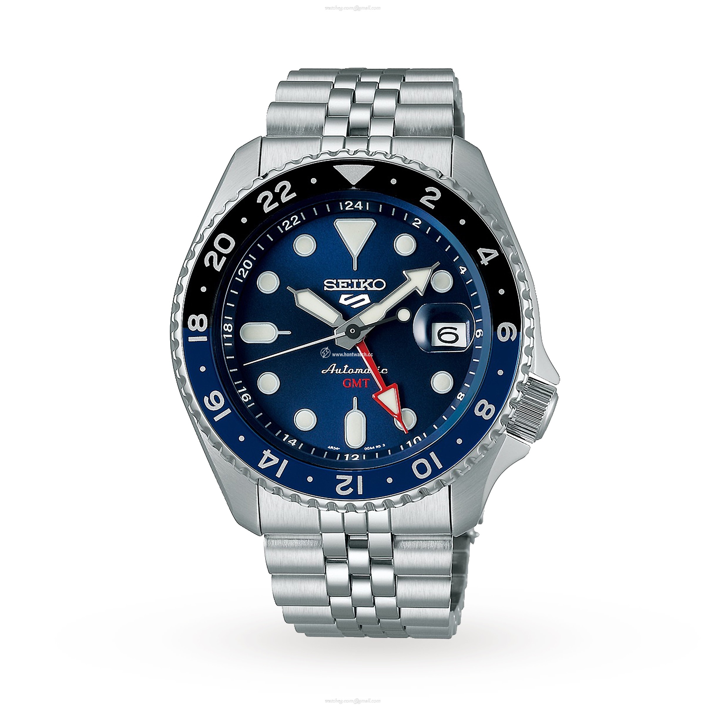 Seiko 5 Sports SSK003K1 Automatic GMT Blue Dial - Stainless Steel