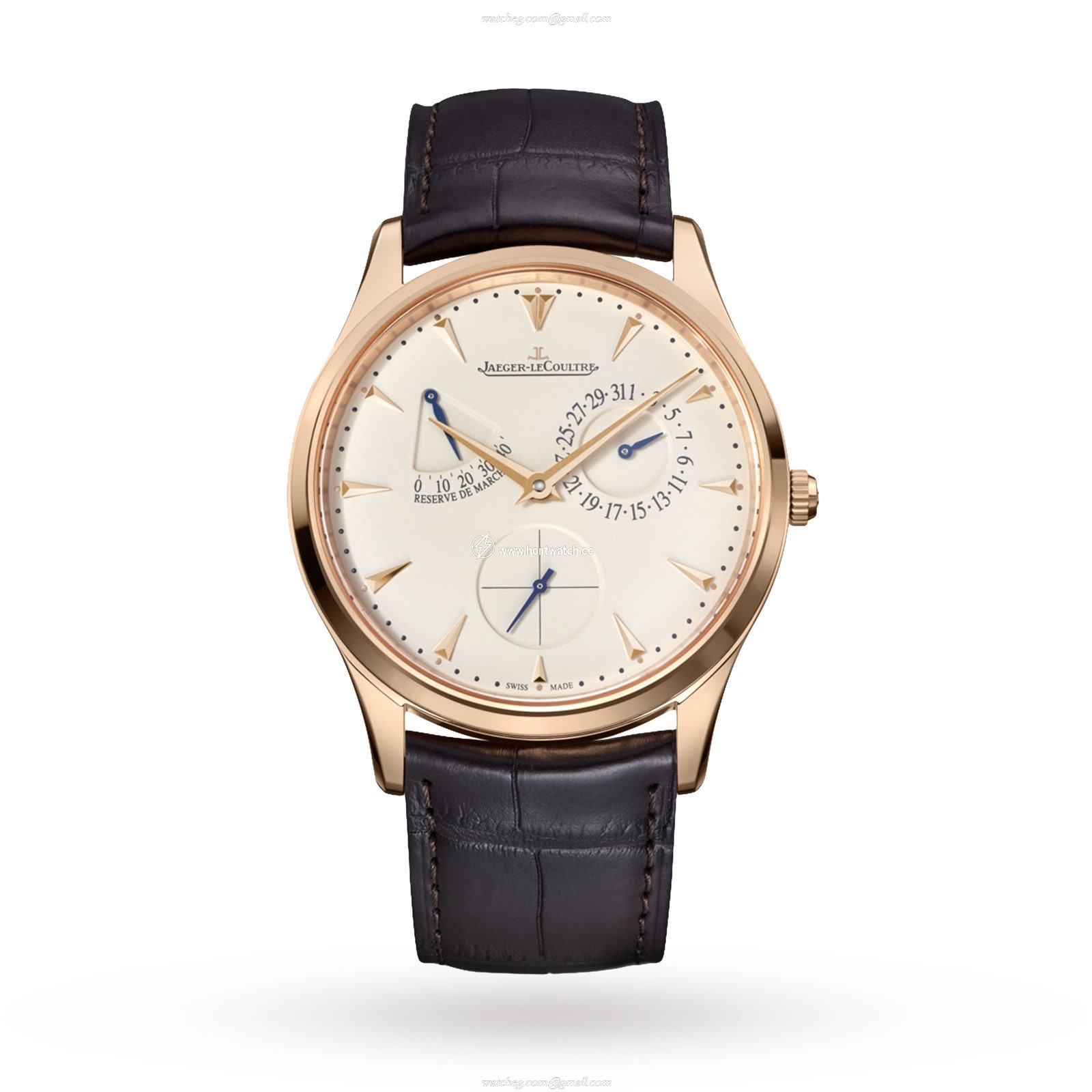 Jaeger-LeCoultre Master Q1372520 - 39mm Rose Gold Automatic Silver Dial