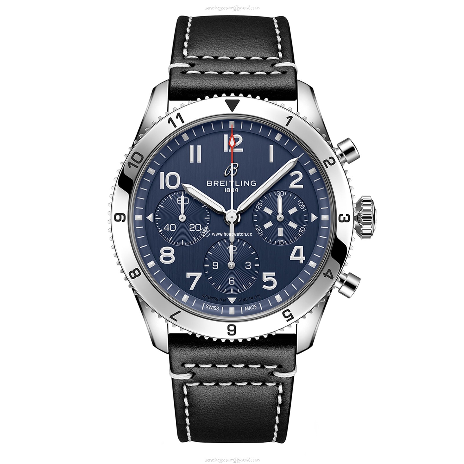 Breitling Aviator 8 Automatic Watch - 42mm Stainless Steel & Blue Dial