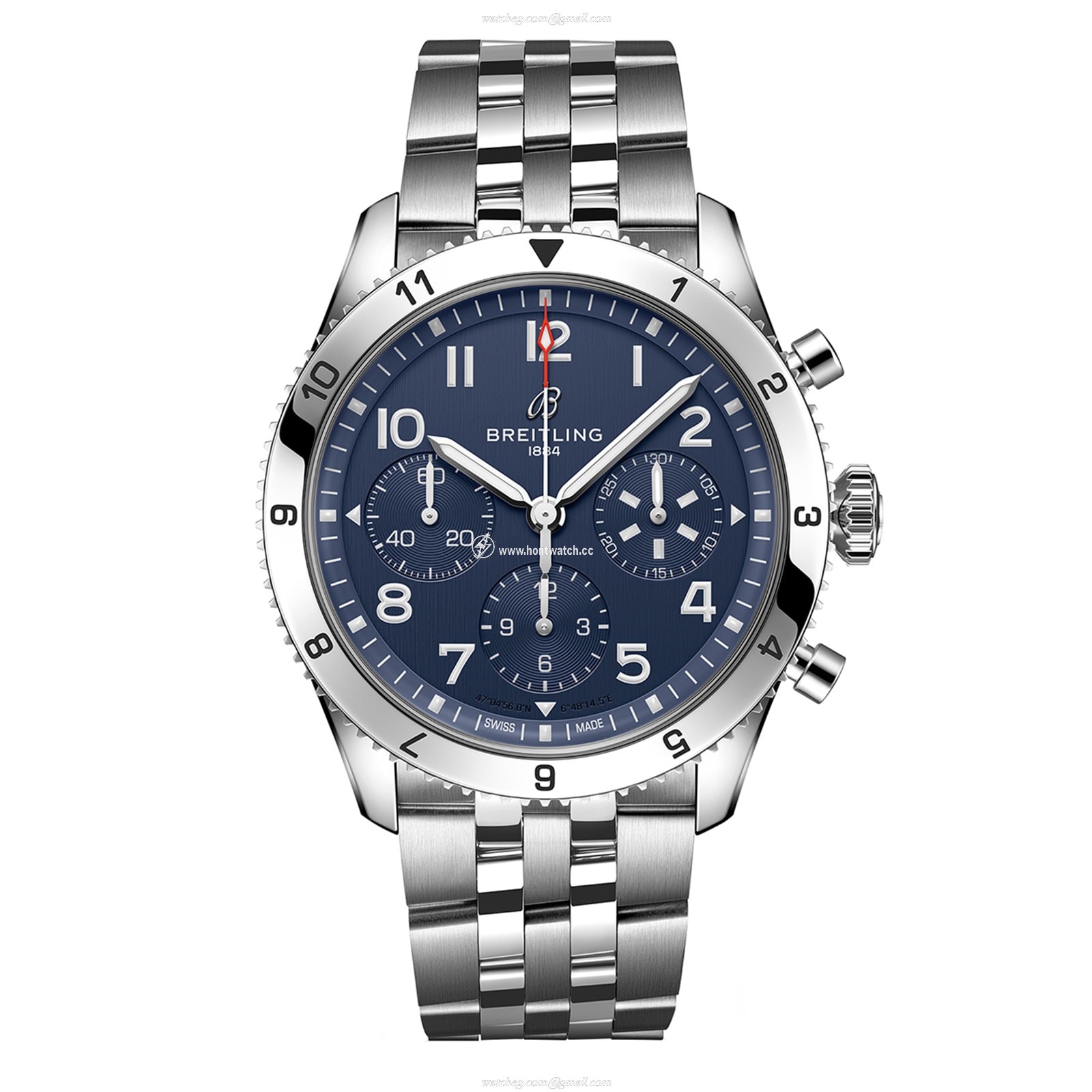 Breitling Aviator 8 Automatic Blue Dial 42mm Stainless Steel Watch