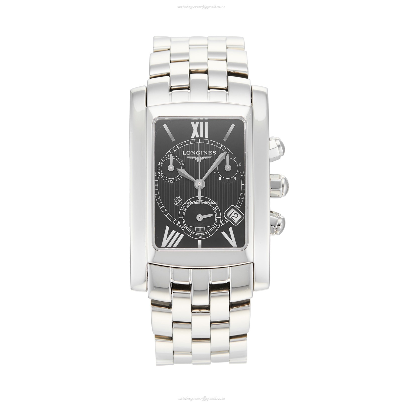 Longines Dolce Vita L5.656.4 | 28mm Stainless Steel Quartz Watch - Black Dial