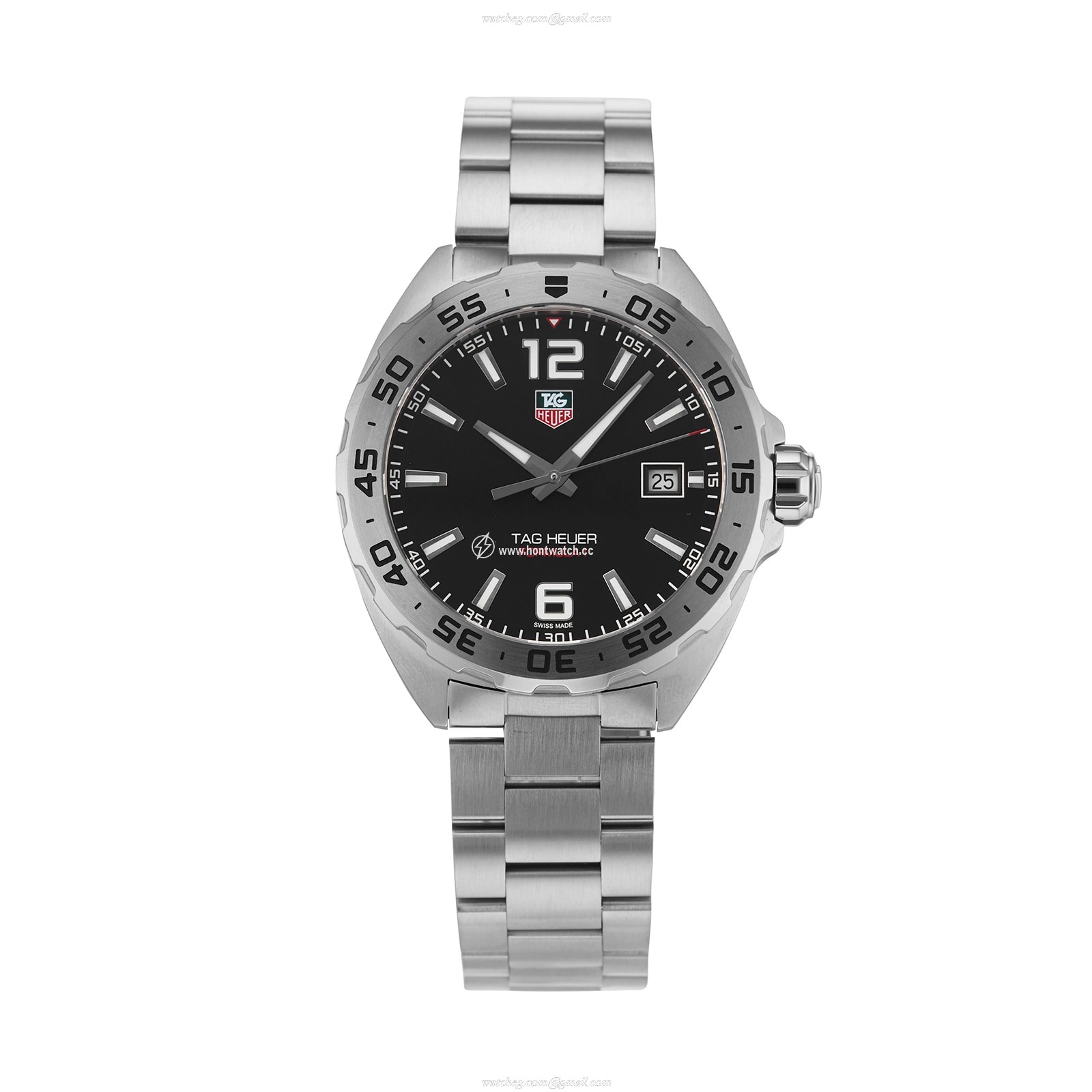 TAG Heuer Formula 1 WAZ1112.BA0875 - 41mm Black Dial Quartz Watch