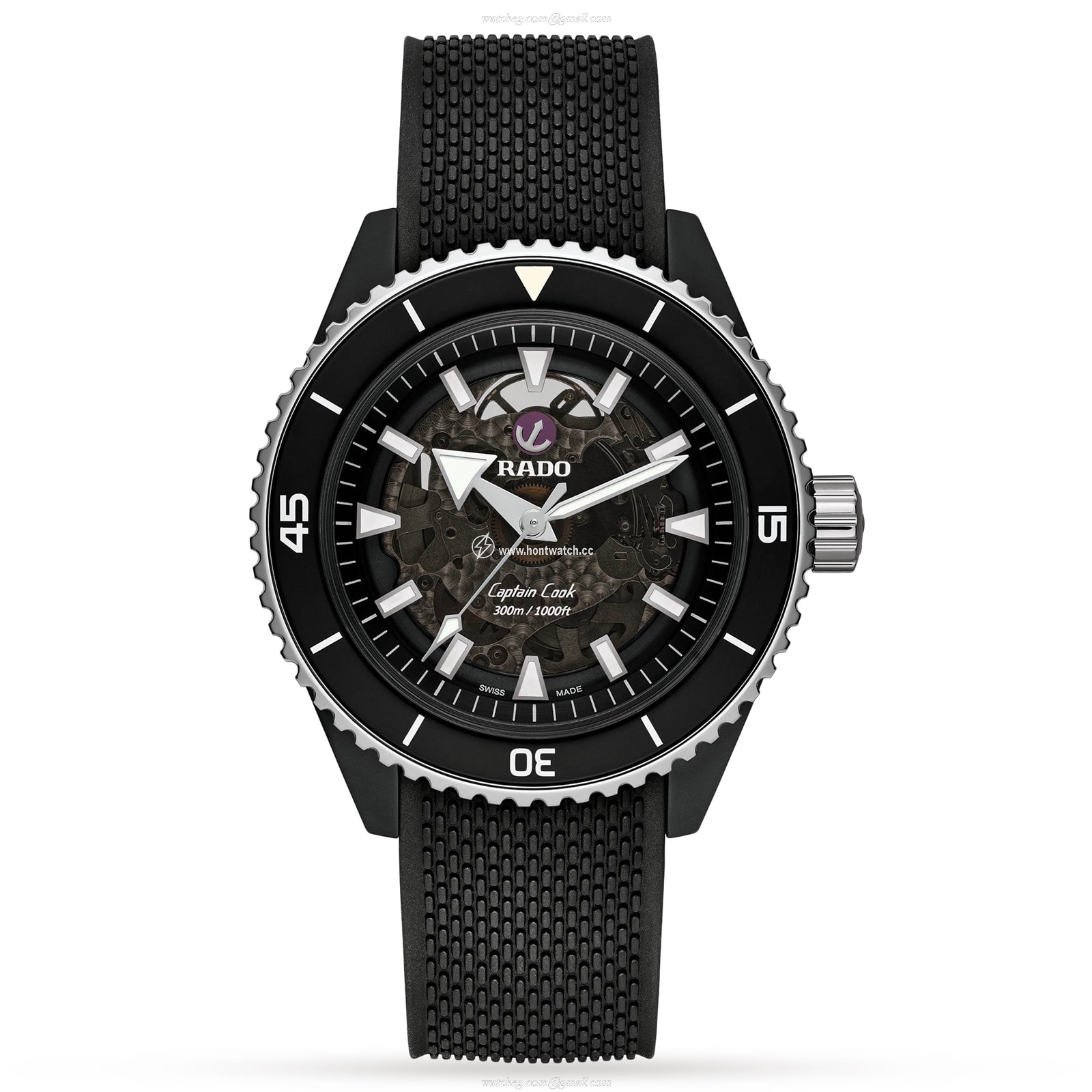 Rado Captain Cook R32127156 - Ceramic Automatic Skeleton - 43mm