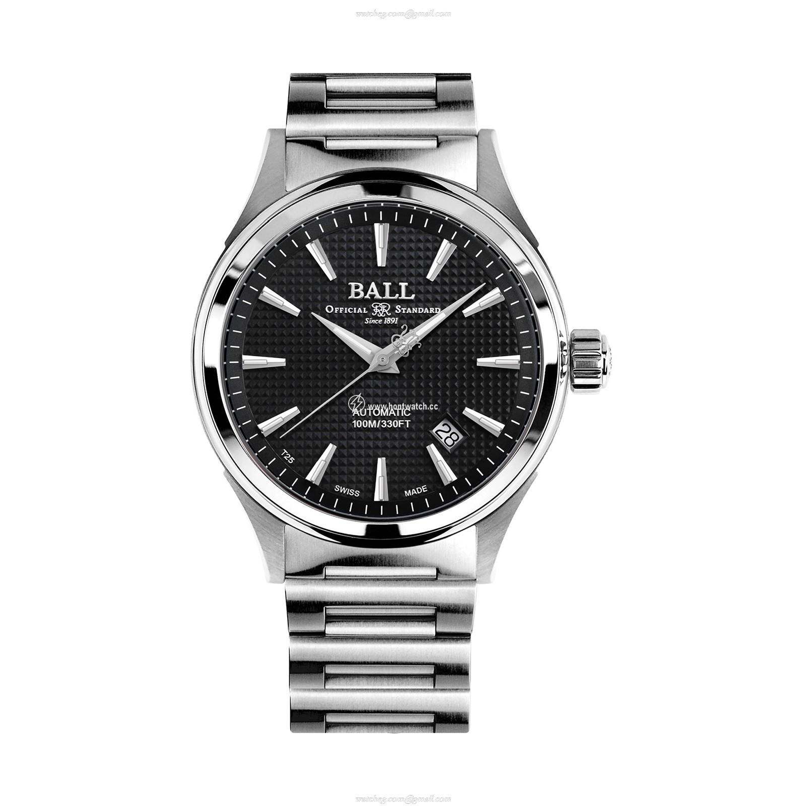 BALL Fireman NM2098C-S5J-BK Automatic Watch - 40mm Black Dial | Stainless Steel