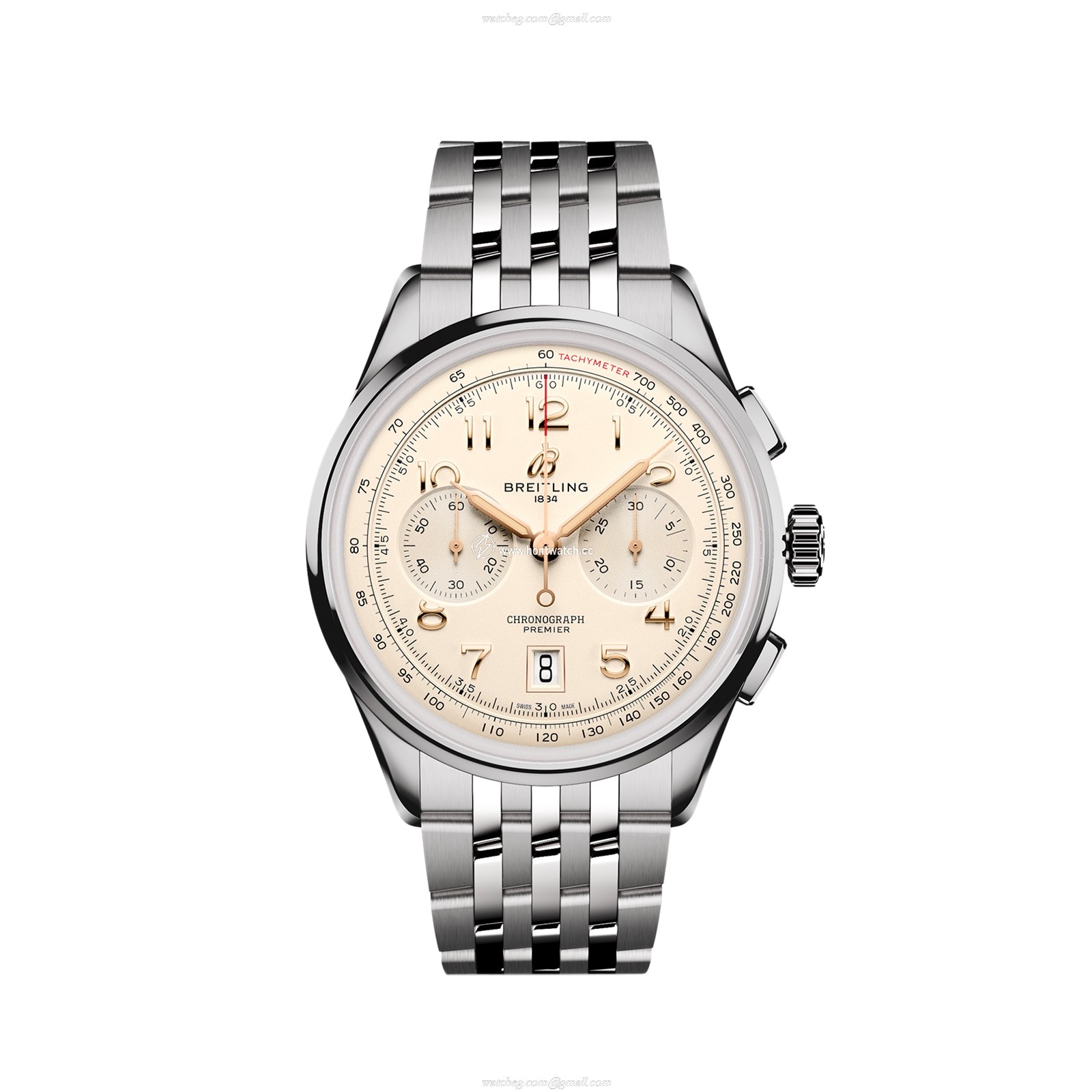 Breitling Premier AB0145211G1A1 | 42mm Stainless Steel Automatic Cream Dial