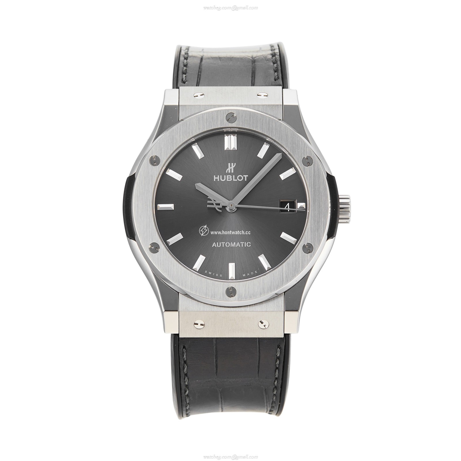 Hublot Classic Fusion 511.NX.7071.LR - 45mm Titanium Automatic Grey Watch