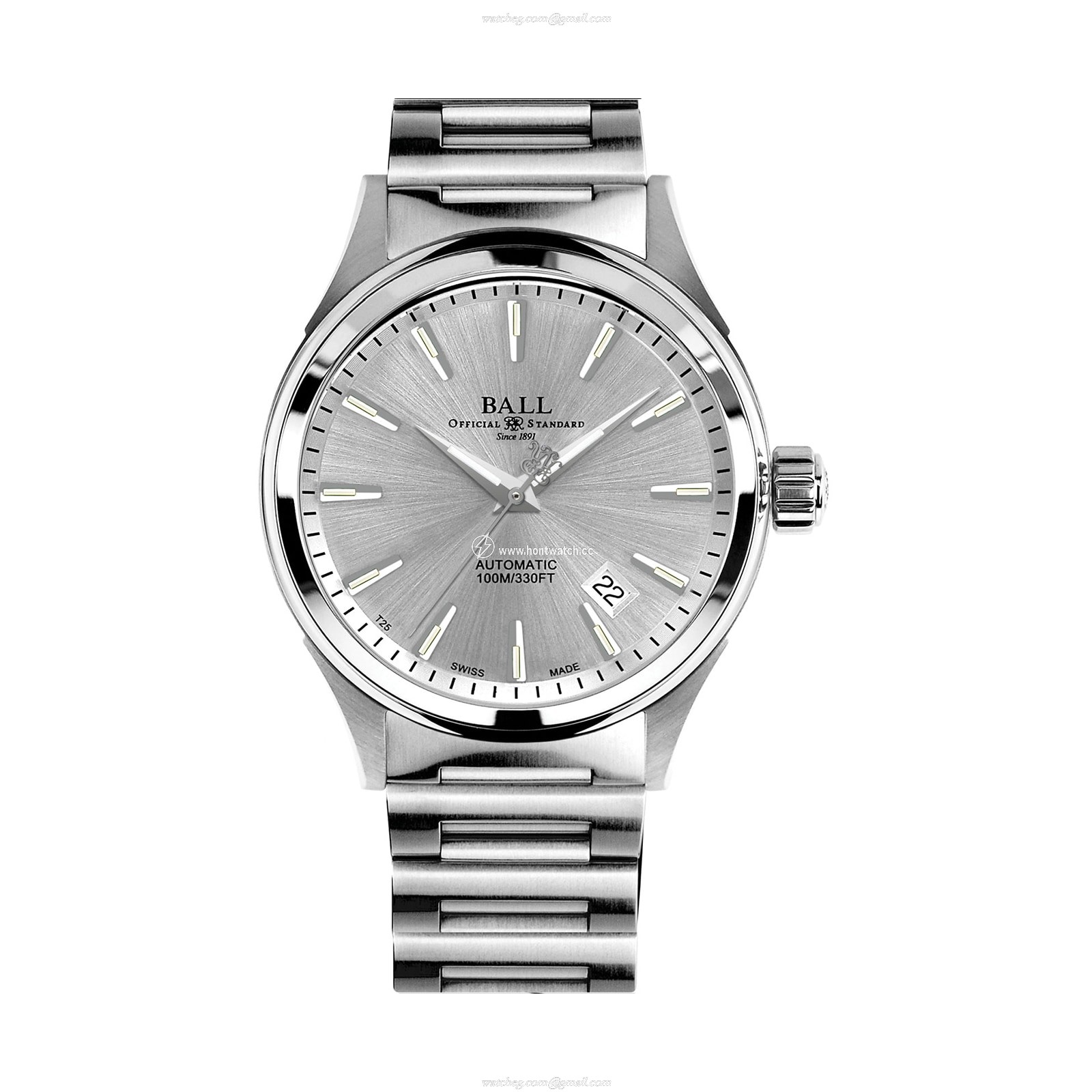 BALL Fireman NM2098C-S3J-SL | Automatic Silver Watch | 40mm Stainless Steel
