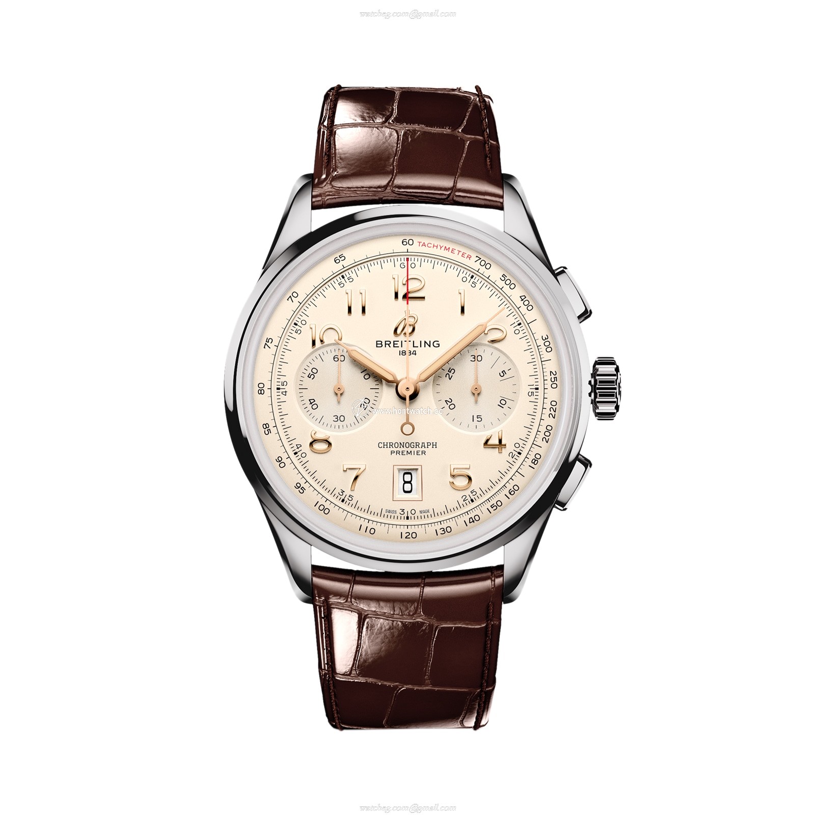 Breitling Premier AB0145211G1P1 | 42mm Stainless Steel Automatic Cream Dial