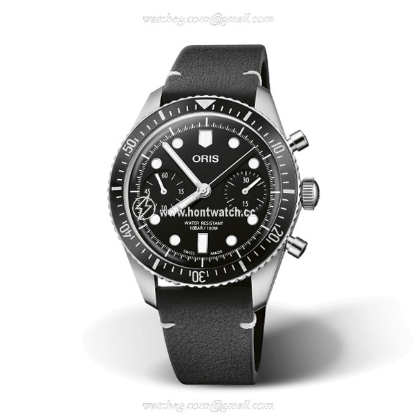 Oris Divers 65 Chronograph 40mm Automatic Black Dial - Stainless Steel