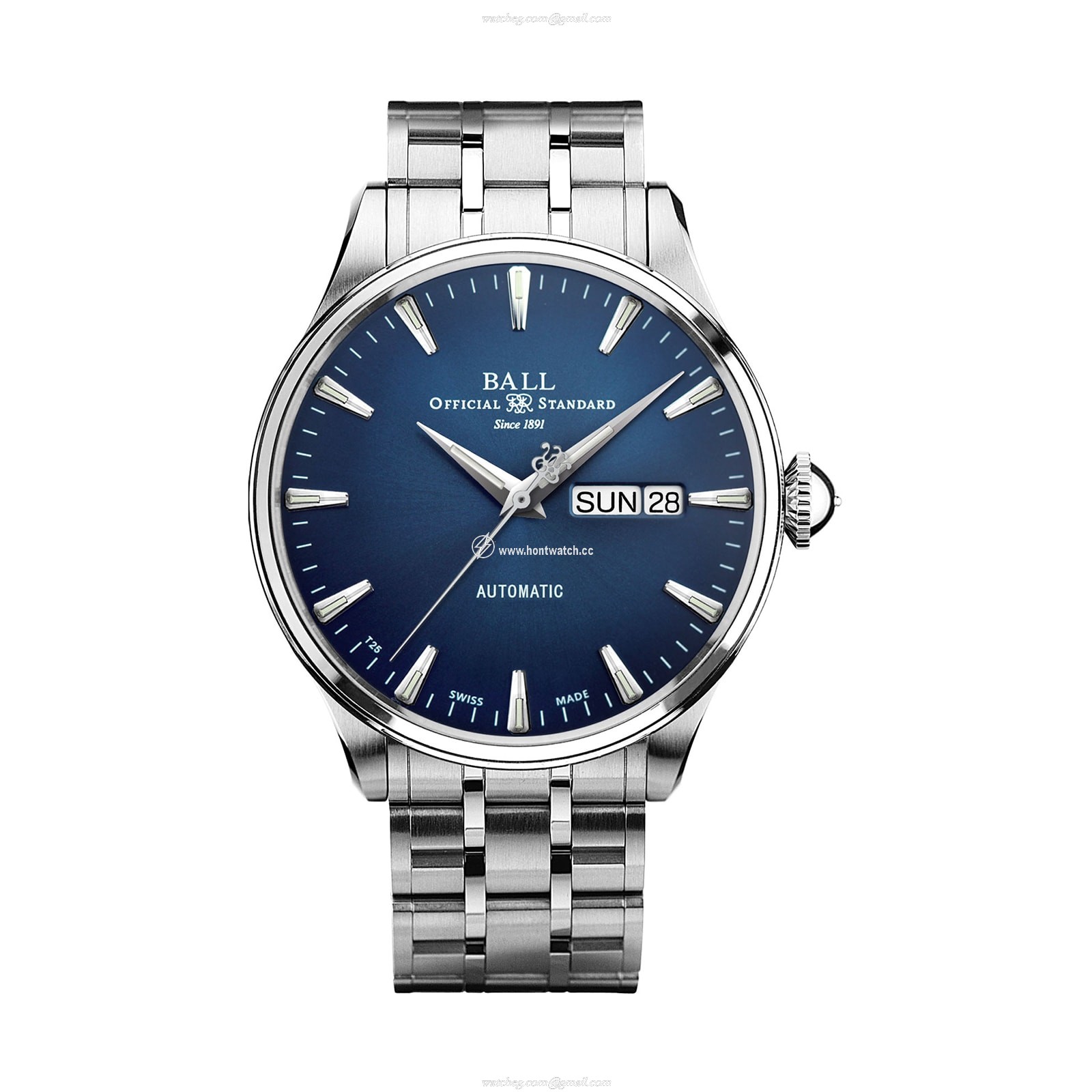 BALL Trainmaster NM2080D-S1J-BE | Automatic Blue Dial | Stainless Steel