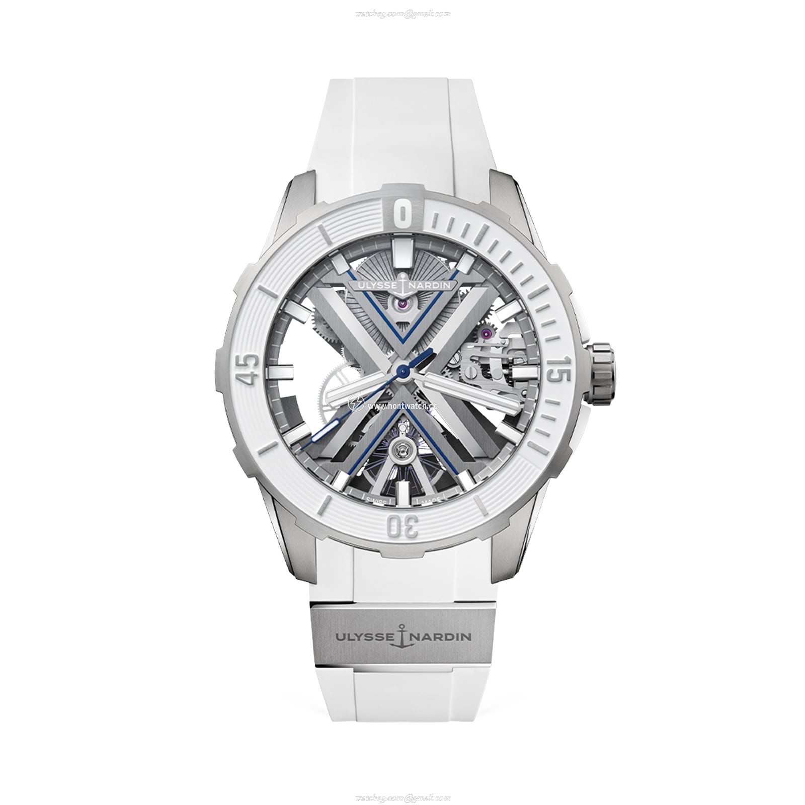 Ulysse Nardin Diver Titanium Automatic Grey Replica - 44mm | 200M Water Resistant