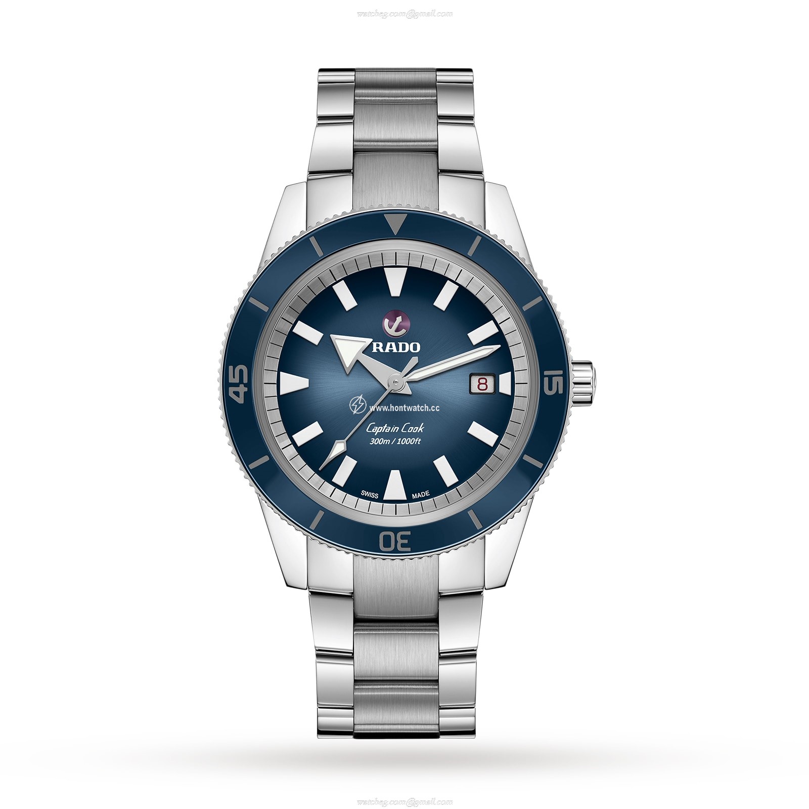 Rado Captain Cook R32105203 Automatic Blue Watch - 42mm Stainless Steel