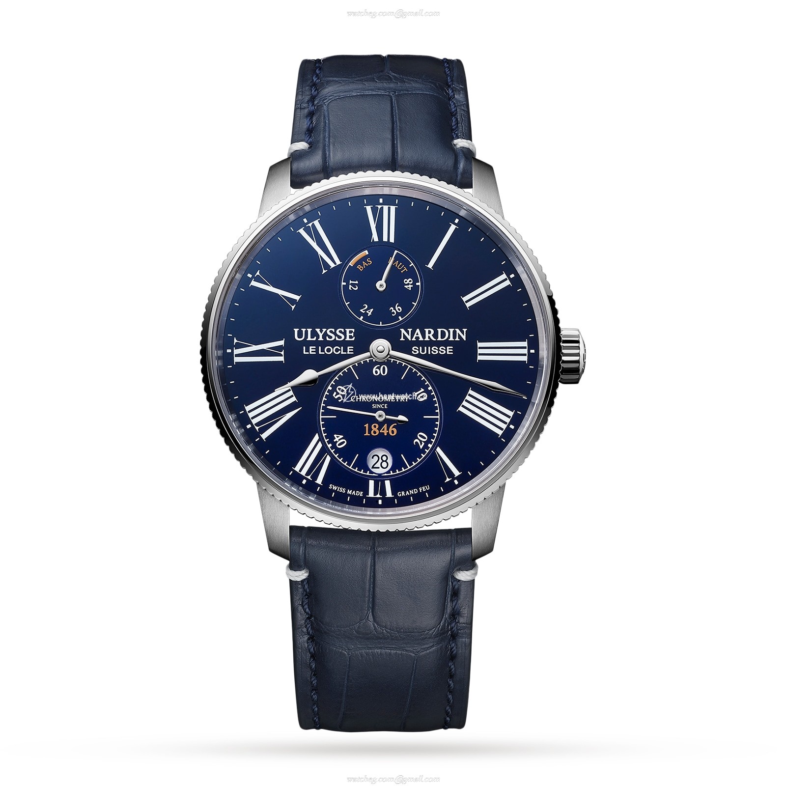 Ulysse Nardin Marine Torpilleur Automatic Blue Dial 42mm Stainless Steel