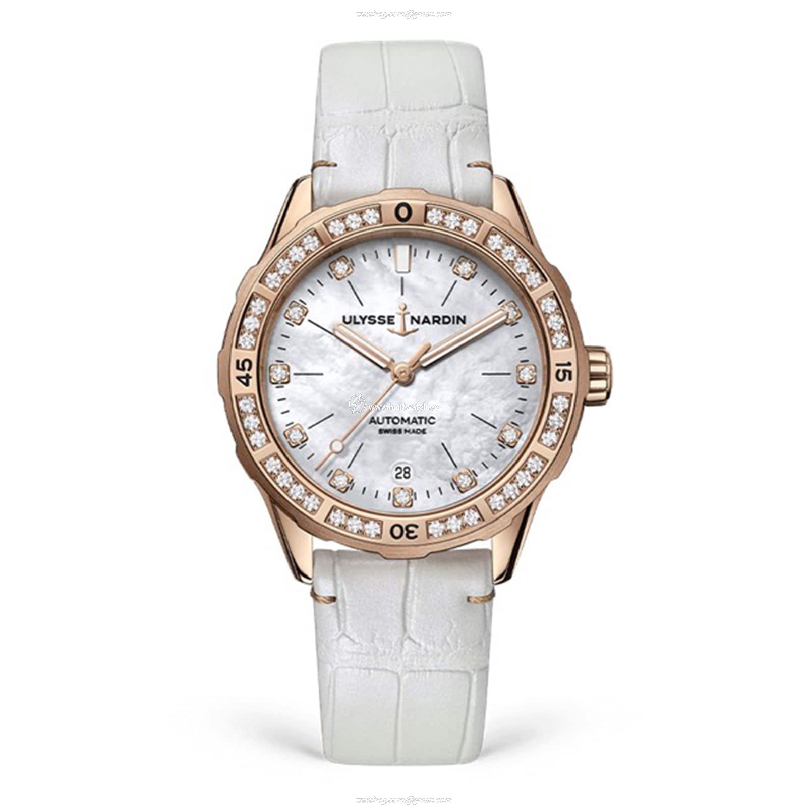 Ulysse Nardin Diver 8162-182B/10 | 18ct Rose Gold Automatic Watch