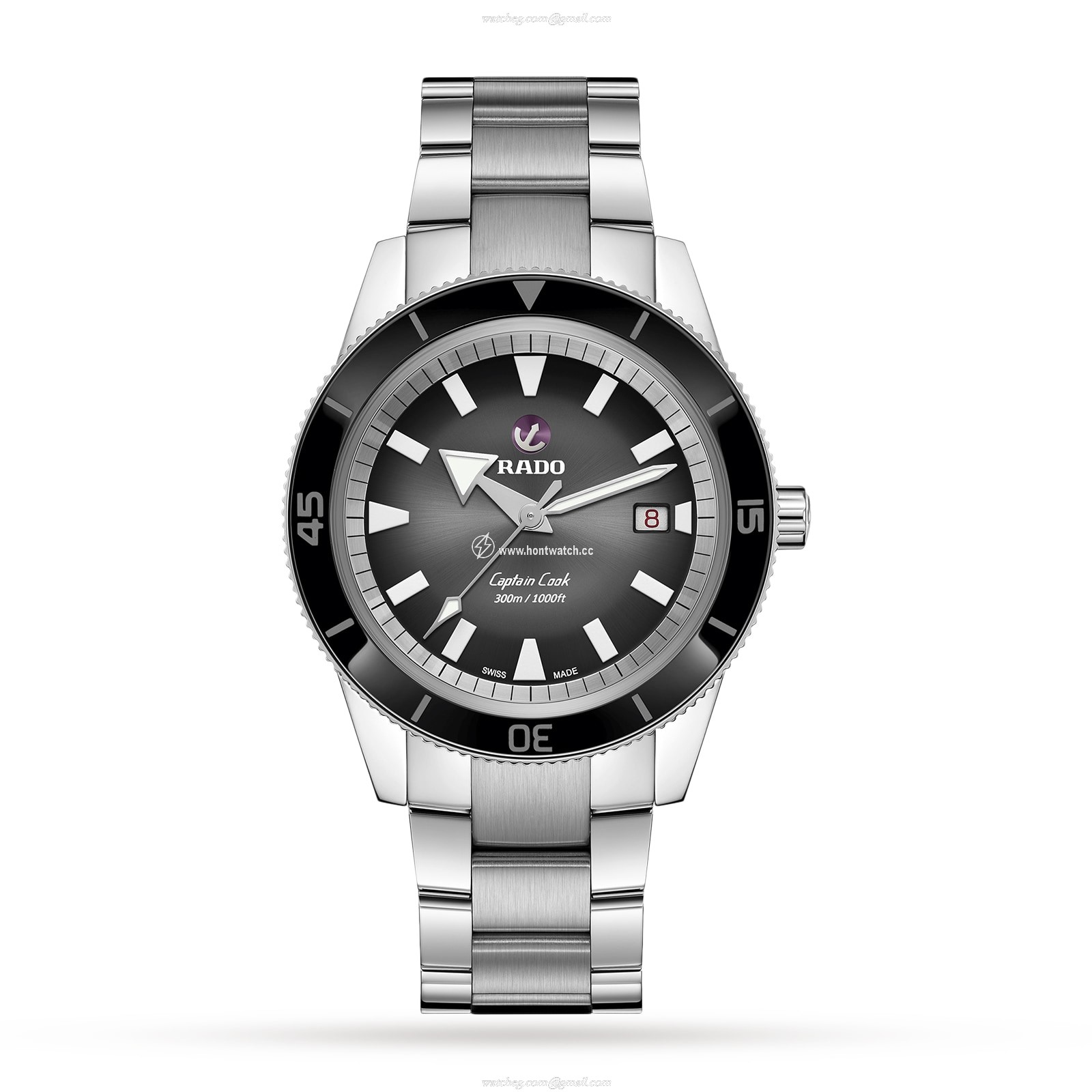 Rado Captain Cook R32105153 | Automatic Black Dial | 42mm Stainless Steel