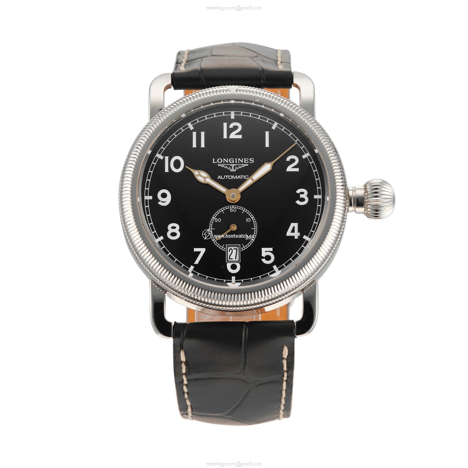 Longines Heritage L2.777.4.53.0 | 41mm Automatic Black Dial Watch