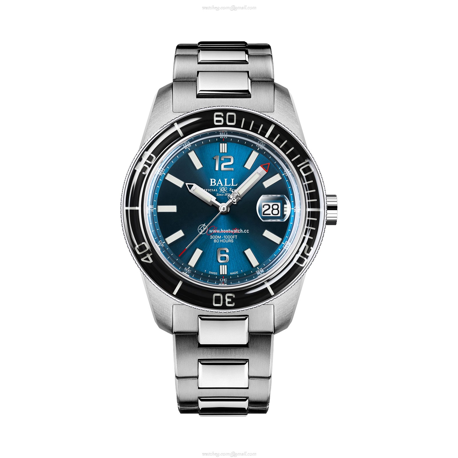BALL Engineer M DD3100A-S1C-BE Automatic Blue Watch - 41.5mm Stainless Steel