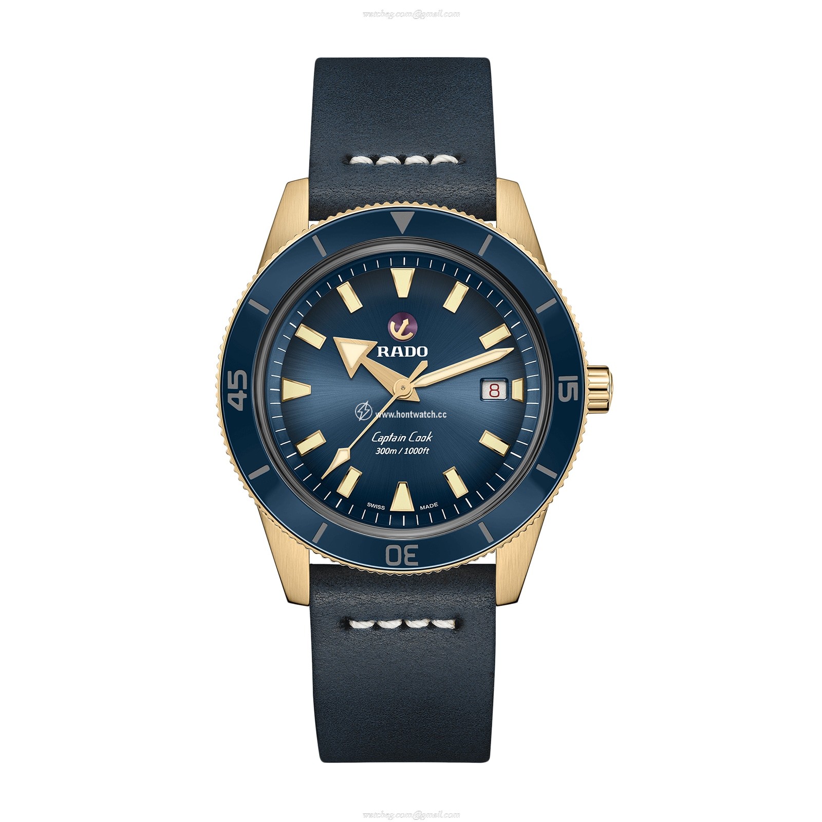 Rado Captain Cook Bronze Automatic Blue Watch - 42mm | R32504205