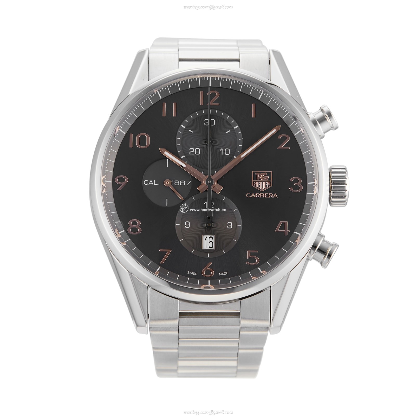 TAG Heuer Carrera CAR2013.BA0799 Automatic Grey Dial - 43mm Stainless Steel