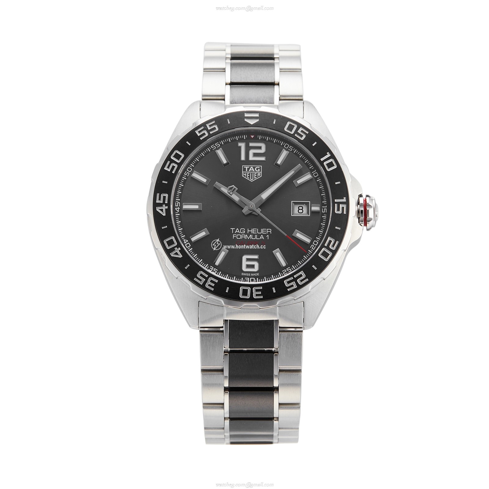 TAG Heuer Formula 1 WAZ2011.BA0843 | 43mm Automatic Silver Dial | 200M Water Resistant