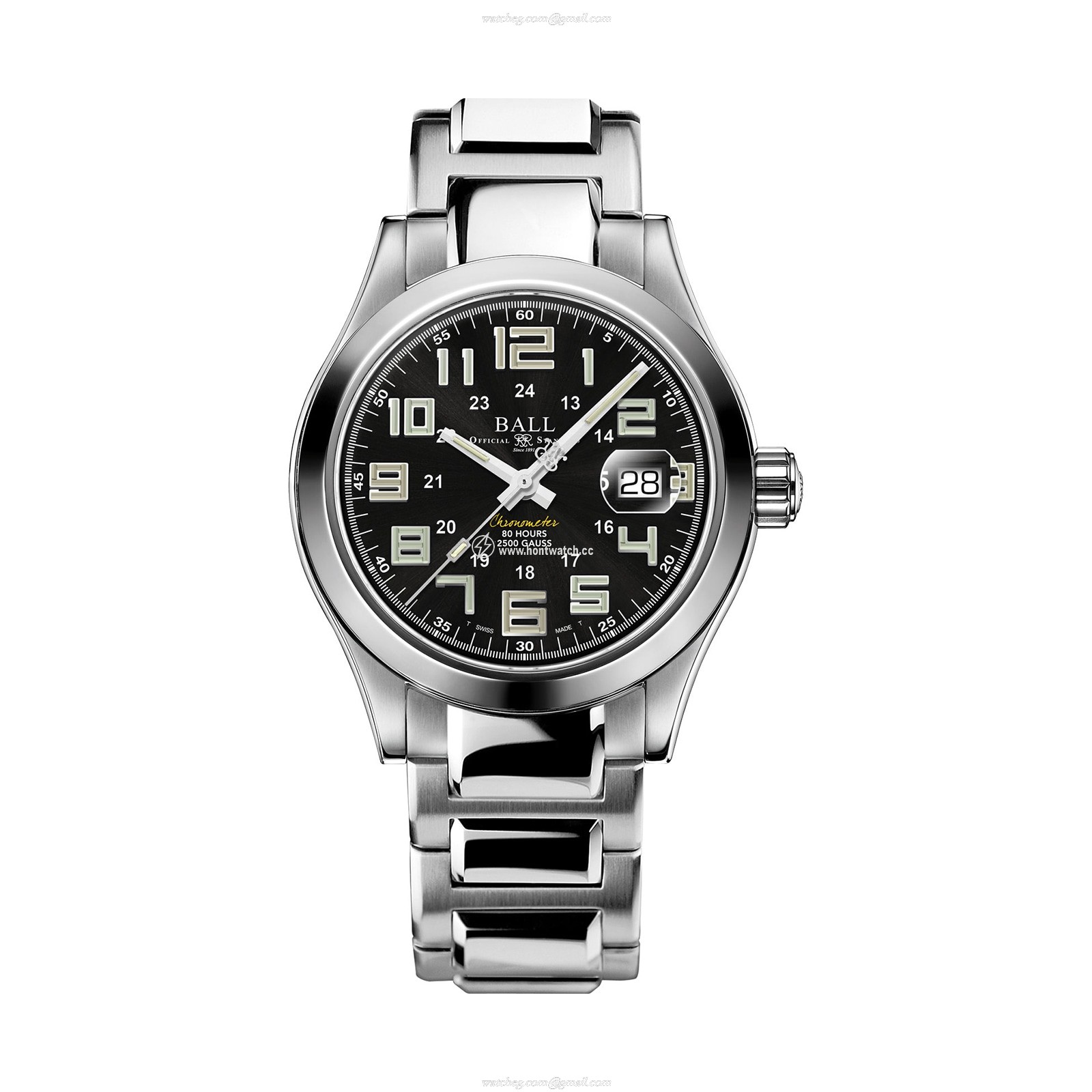 BALL Engineer M NM9032C-S2C-BK1 Automatic Watch - 40mm Black Dial