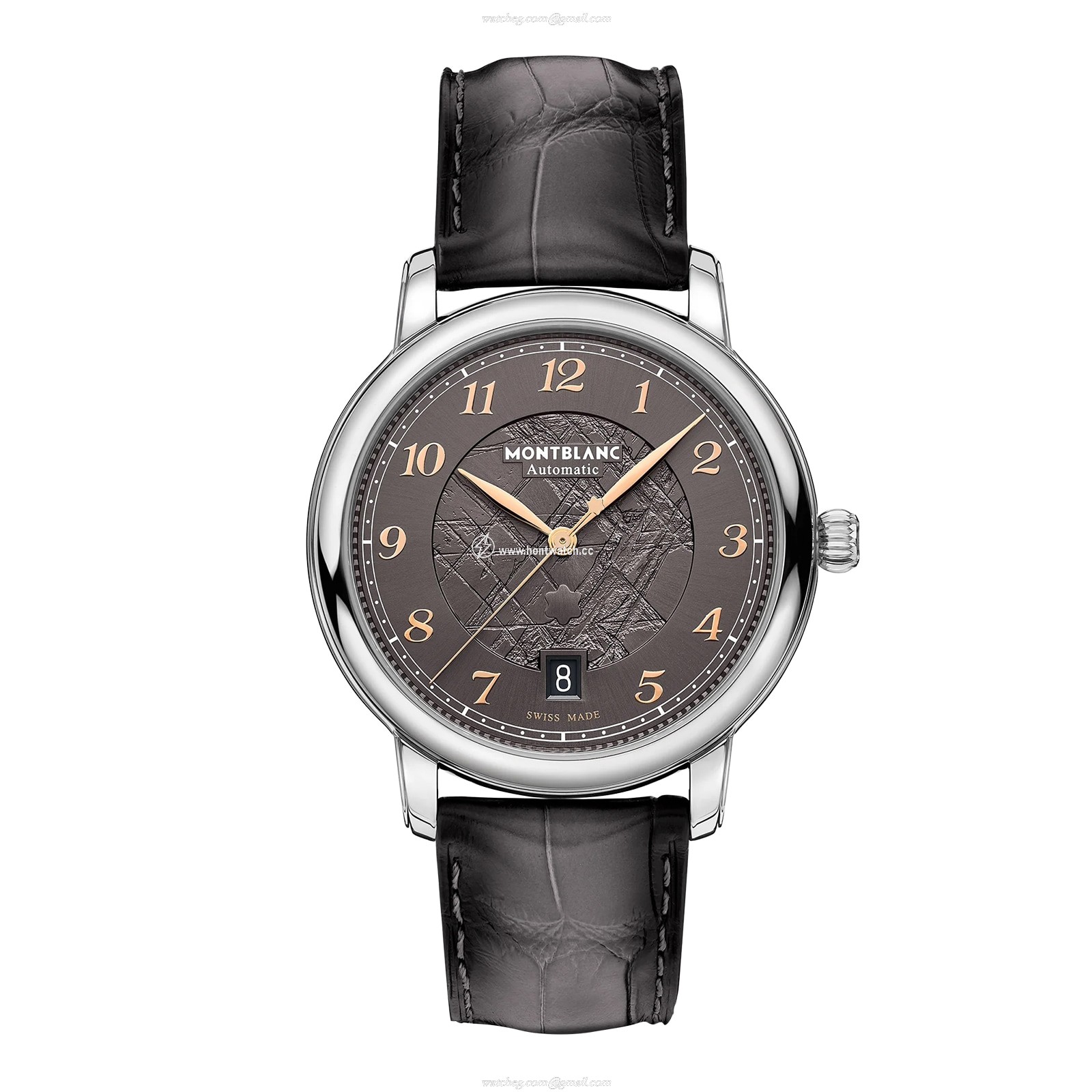 Montblanc Star 130958 Automatic Grey Watch - 39mm Stainless Steel