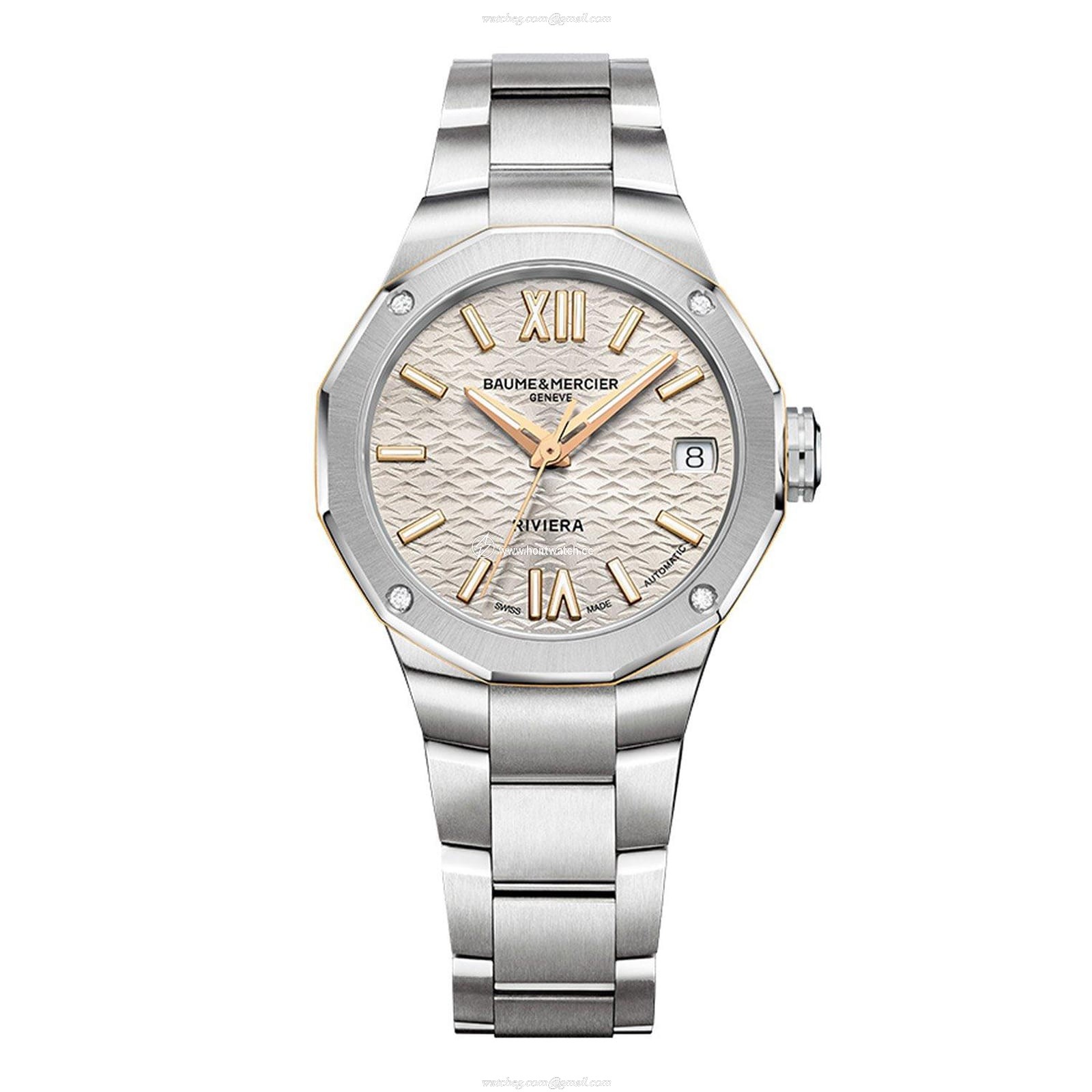 Baume & Mercier Riviera BM0A10730 | 33mm Champagne Dial | Automatic Watch