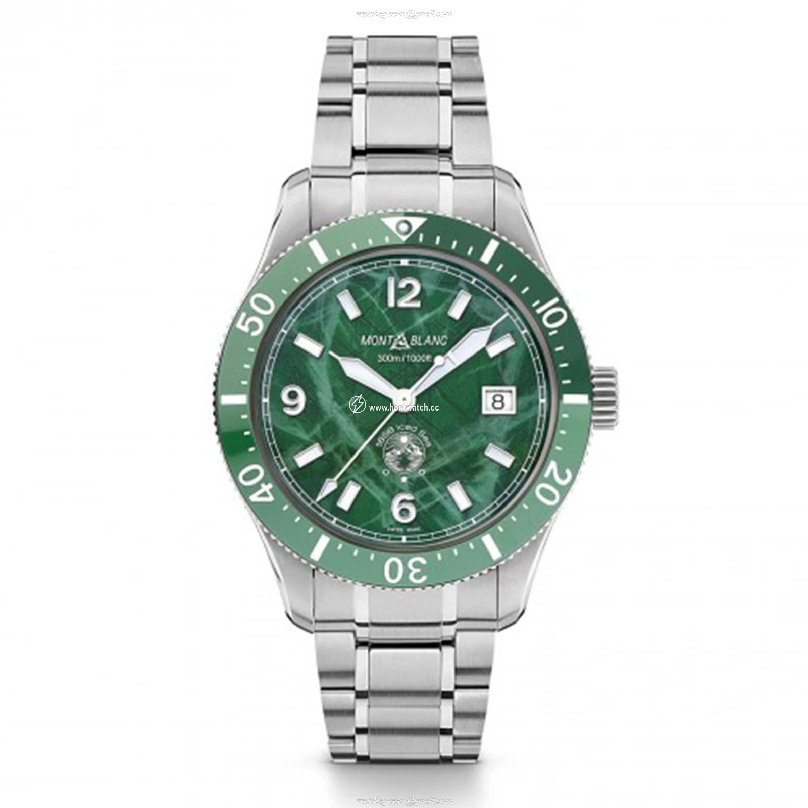 Montblanc 1858 Automatic Green Dial 41mm Stainless Steel Watch