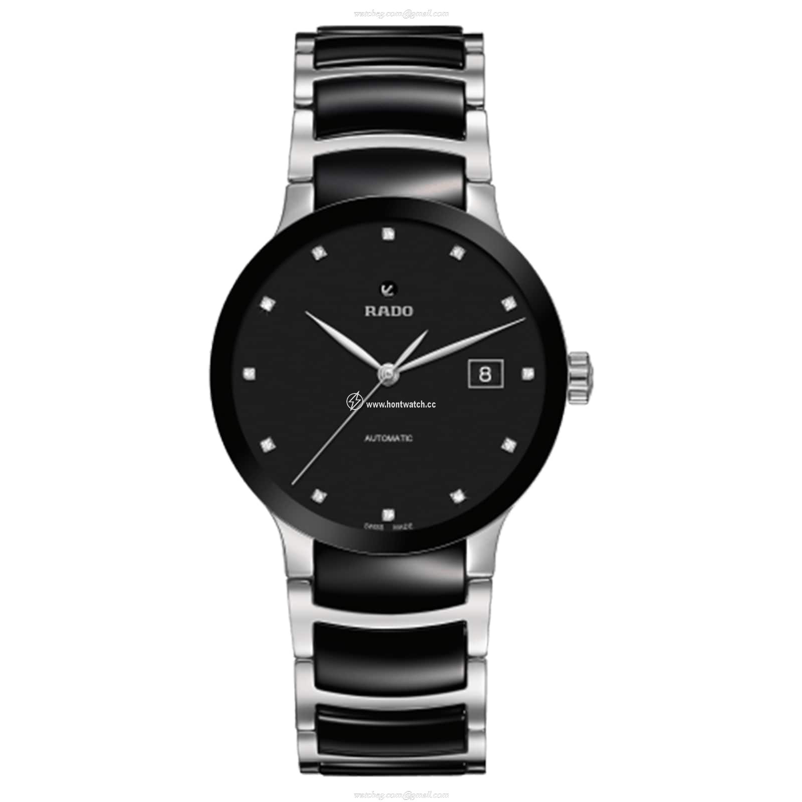 Rado Centrix R30941752 Automatic Black Dial - Stainless Steel & Ceramic