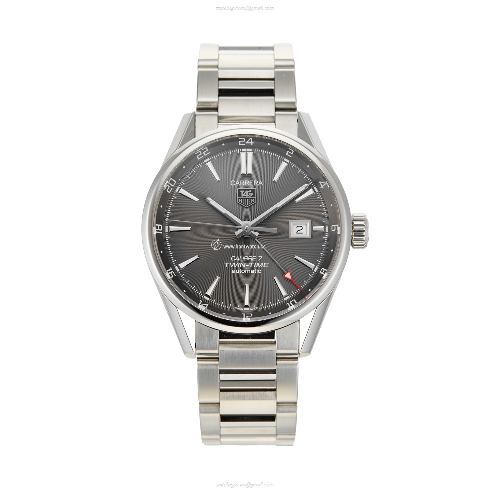 TAG Heuer Carrera Automatic Grey Dial 41mm Stainless Steel Watch