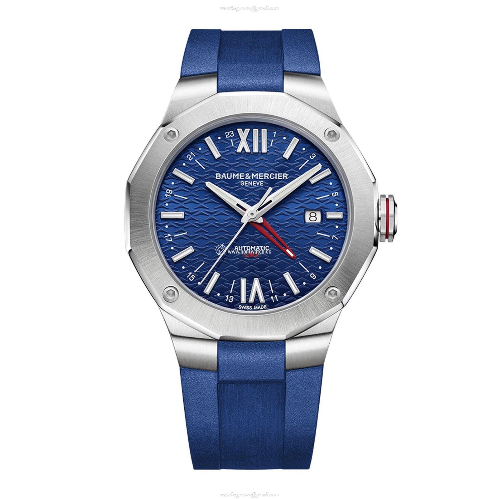 Baume & Mercier Riviera BM0A10659 - 42mm Automatic Blue Dial Watch