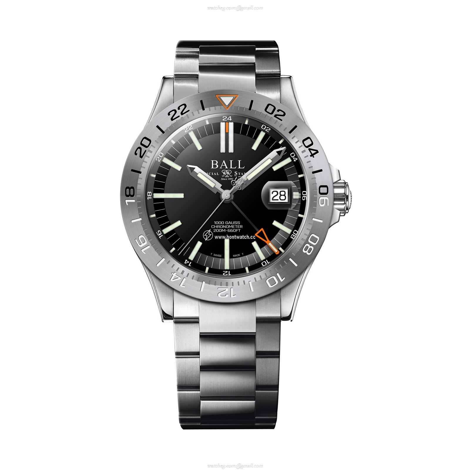 BALL Engineer III DG9000B-S1C-BK Automatic Watch - 40mm Stainless Steel