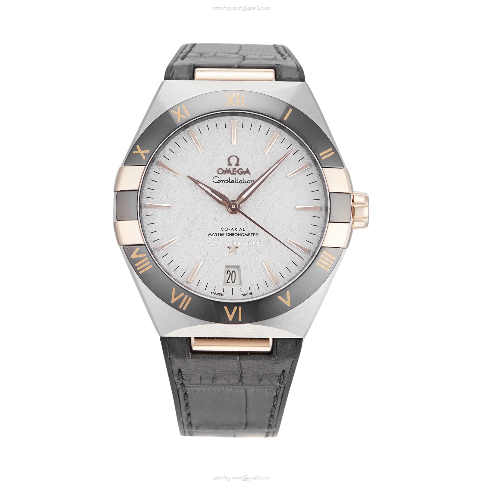 Omega Constellation 41mm Automatic Grey Dial - Stainless Steel & Rose Gold