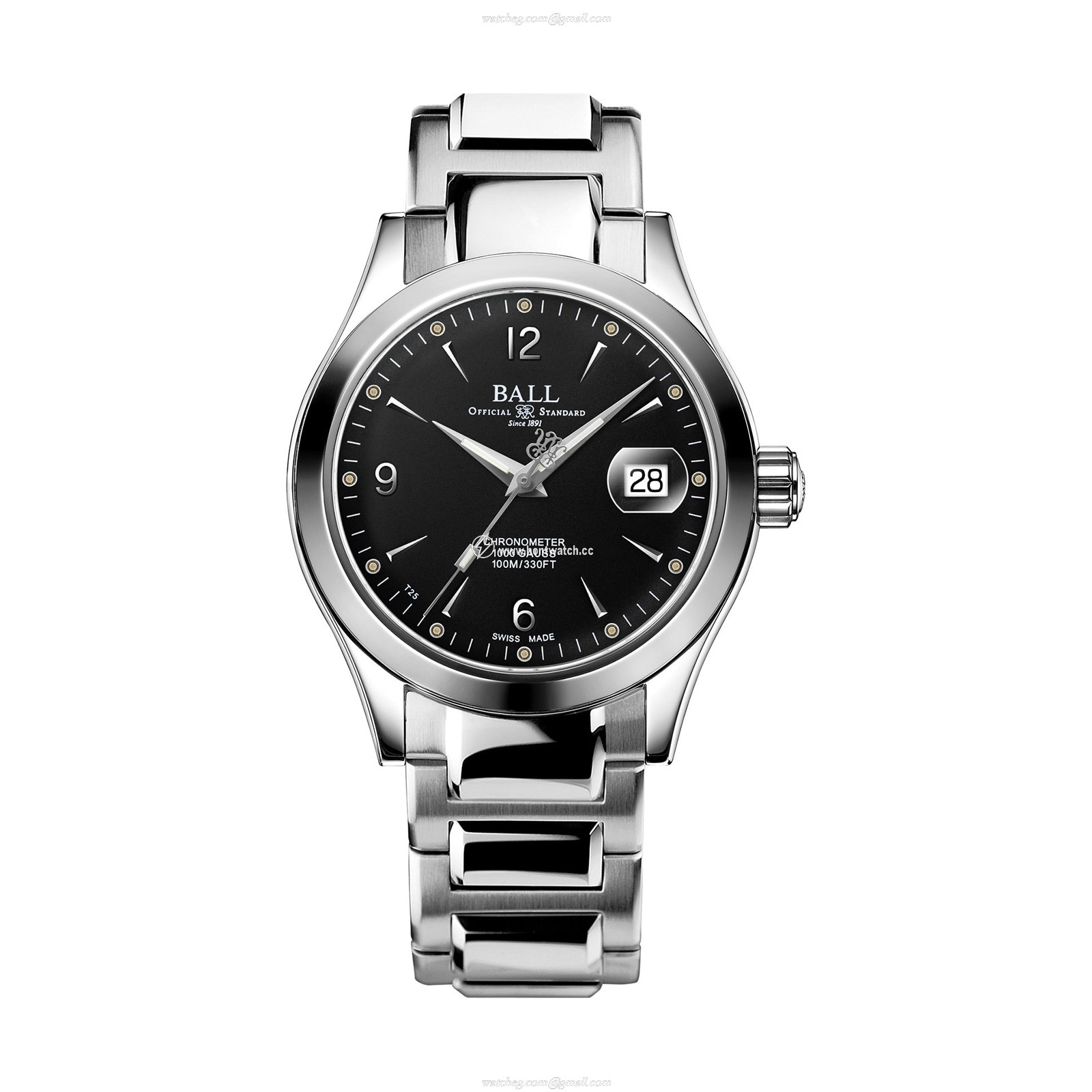 BALL Engineer III NM9026C-S5CJ-BK Automatic Watch - 40mm Black Dial Stainless Steel