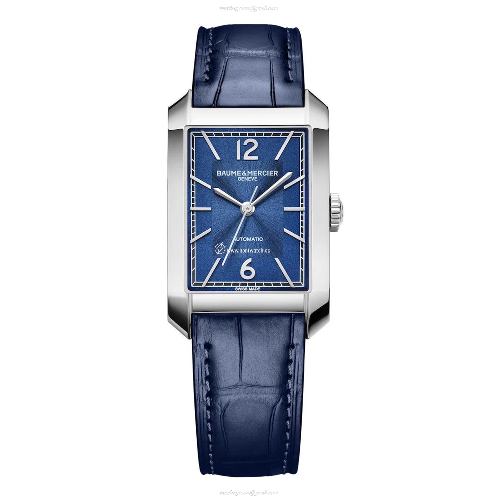 Baume & Mercier Hampton Automatic Watch | Blue Dial | Stainless Steel