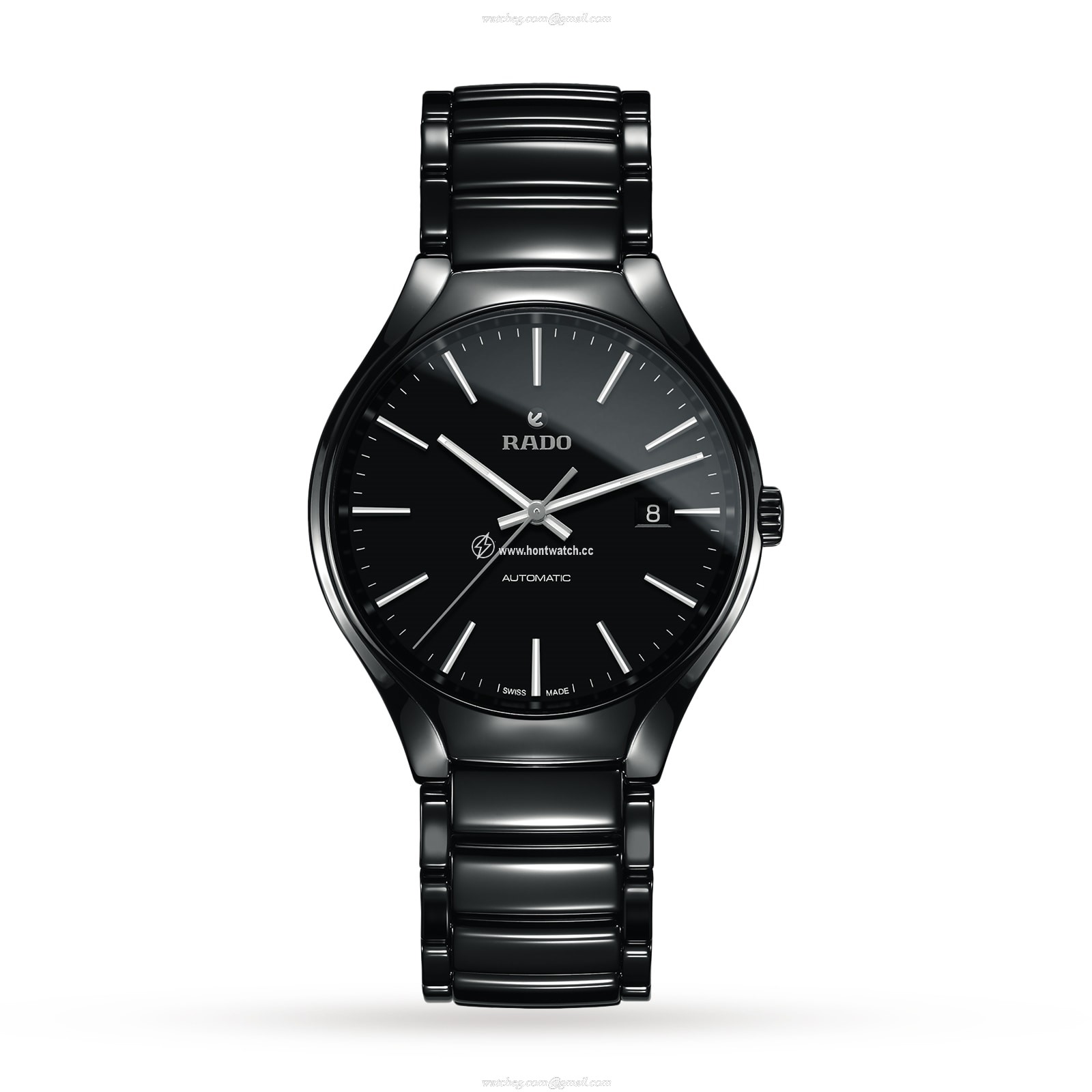 Rado True Ceramic Automatic Black Watch - 40mm | Unisex
