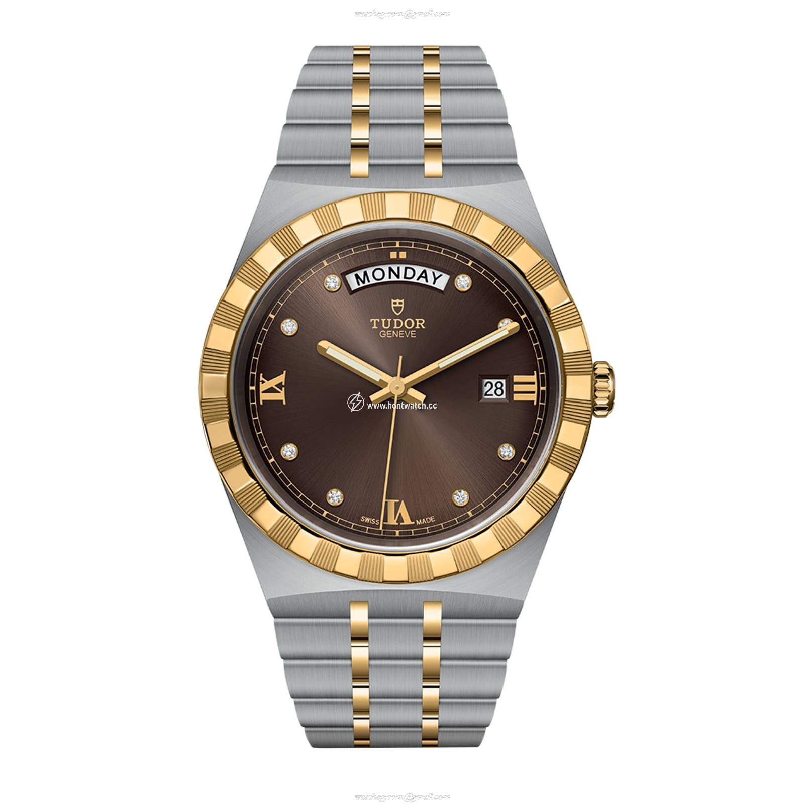 Tudor Black Bay M28603-0008 41mm 18ct Gold Automatic Watch - Brown Dial