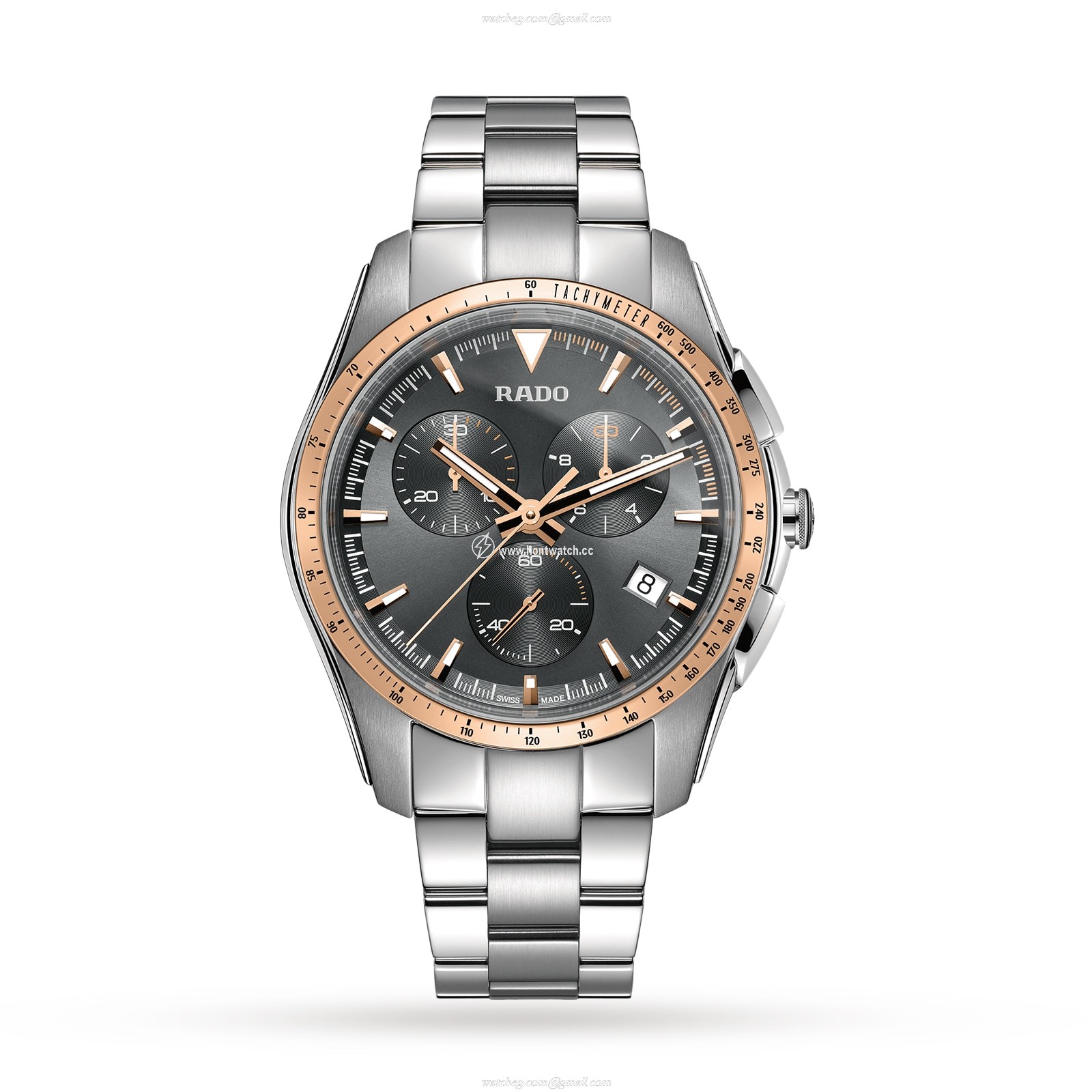 Rado HyperChrome R32259163 | Grey Dial | 44.5mm Stainless Steel | Quartz