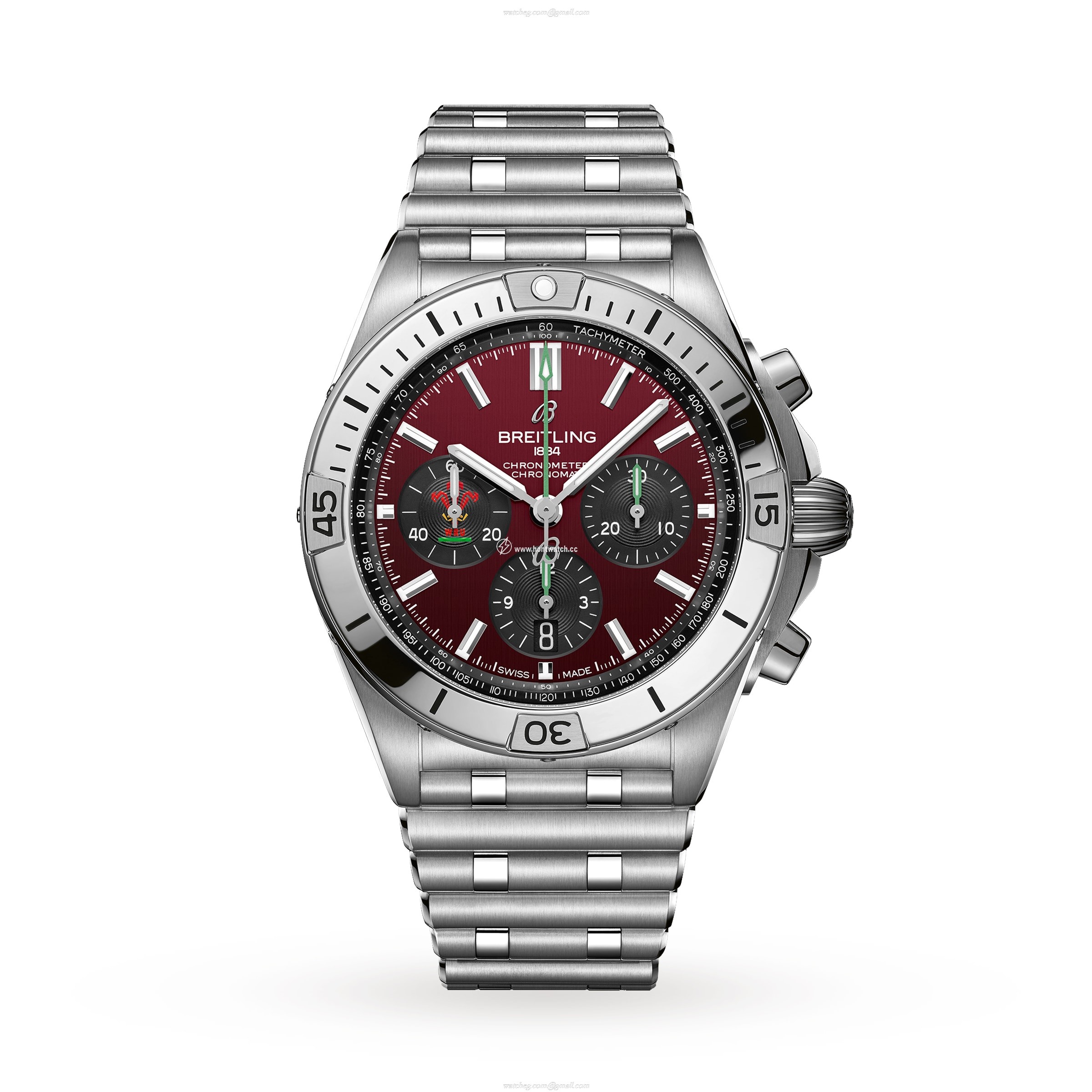 Breitling Chronomat AB0134A61K1A1 | 42mm Stainless Steel Automatic Red Dial