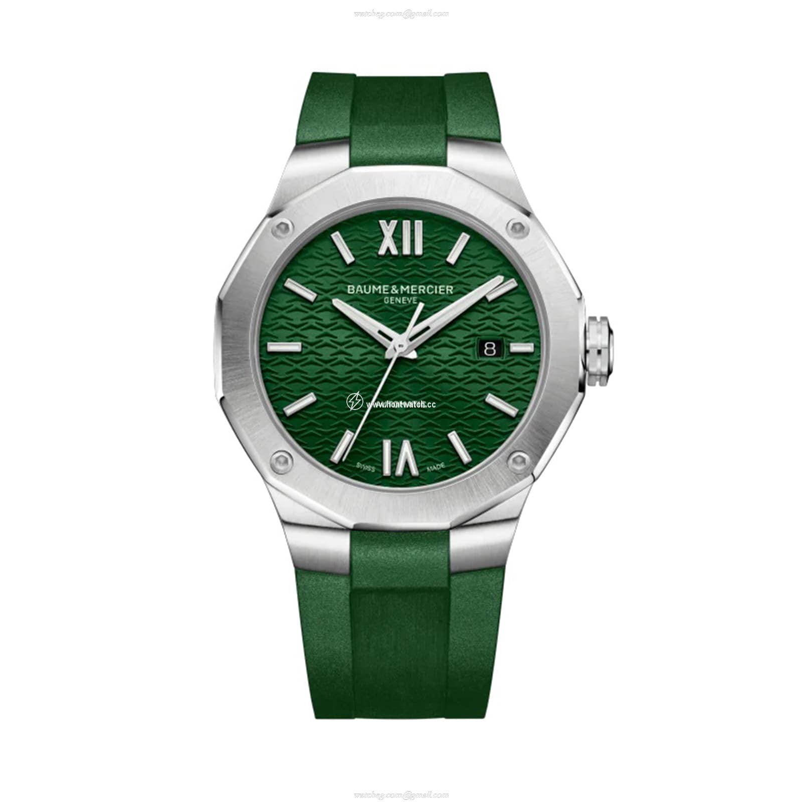 Baume & Mercier Riviera M0A10618 - 42mm Green Dial Quartz Watch