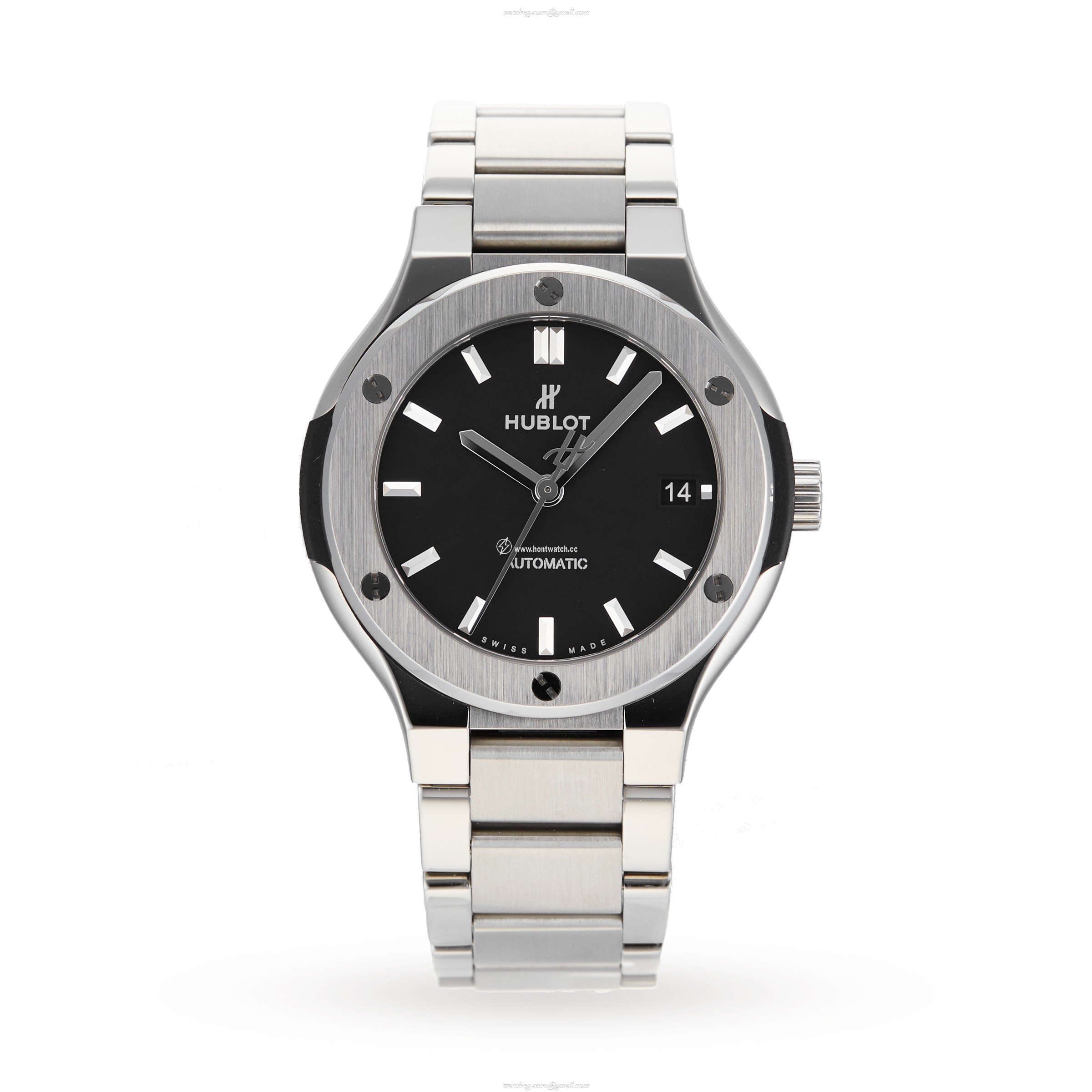 Hublot Classic Fusion Titanium Automatic Watch - 38mm Black Dial | Pre-Owned