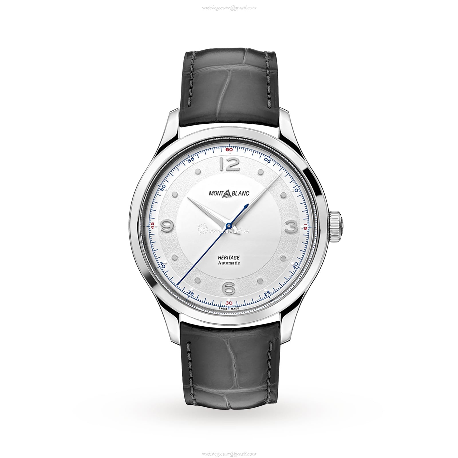 Montblanc Heritage 119943 Automatic Watch - 40mm Stainless Steel Silver Dial